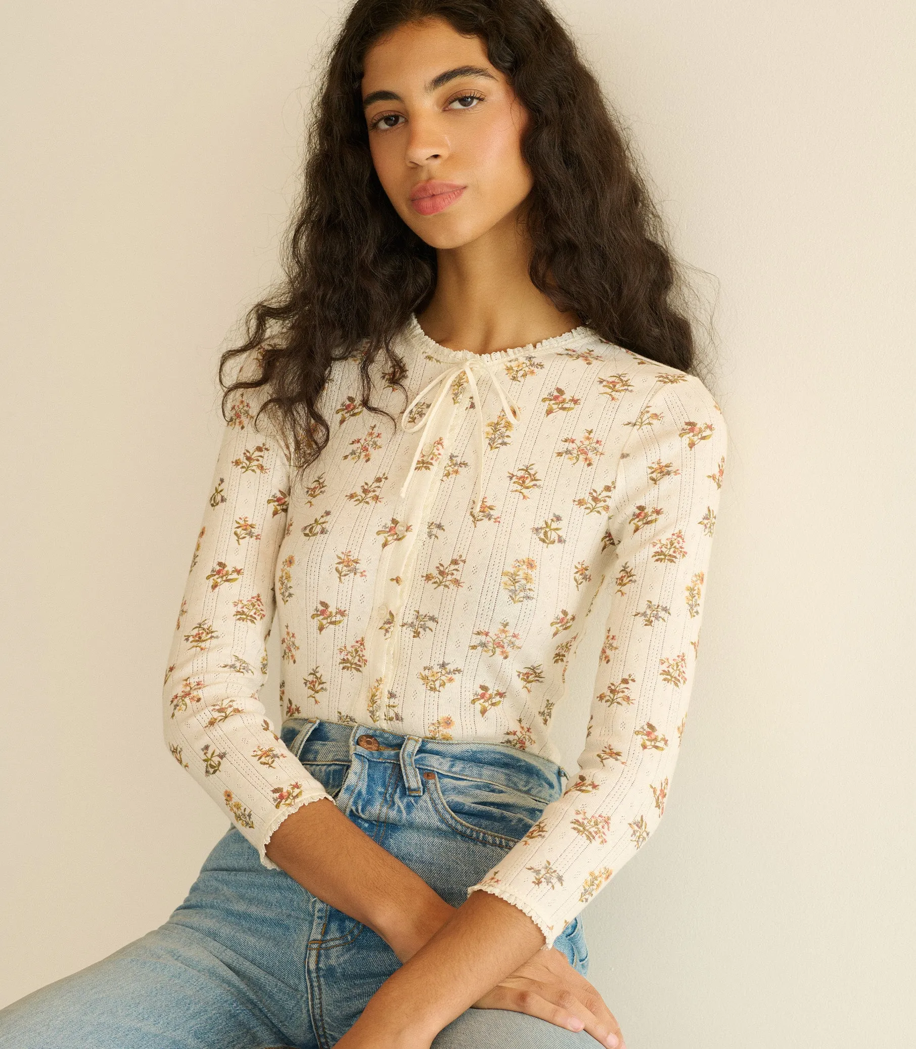 ALEXANDRIA TEE -- CRÈME PETIT PALAIS sold by Doen product image thumbnail 4