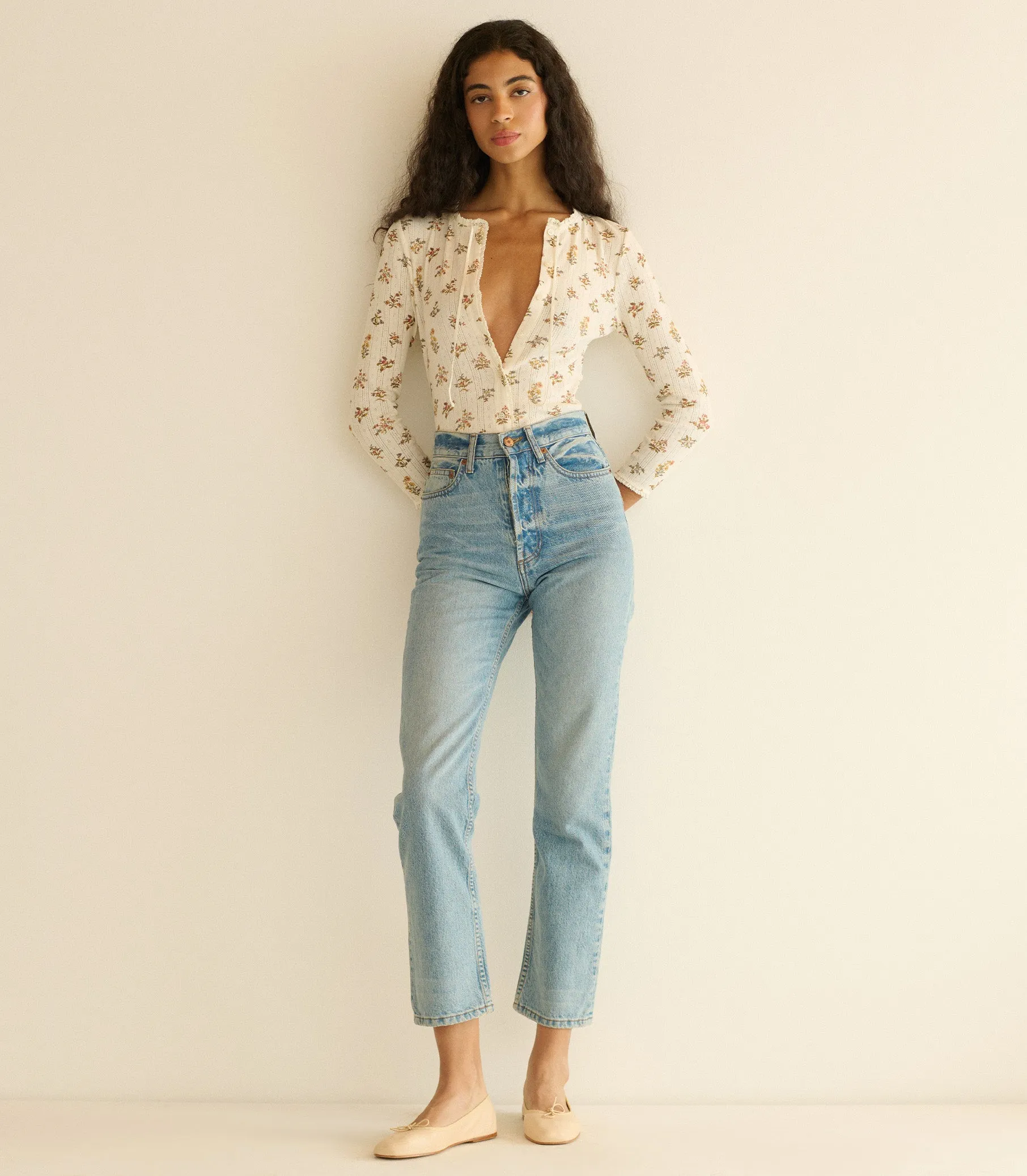 ALEXANDRIA TEE -- CRÈME PETIT PALAIS sold by Doen product image thumbnail 3