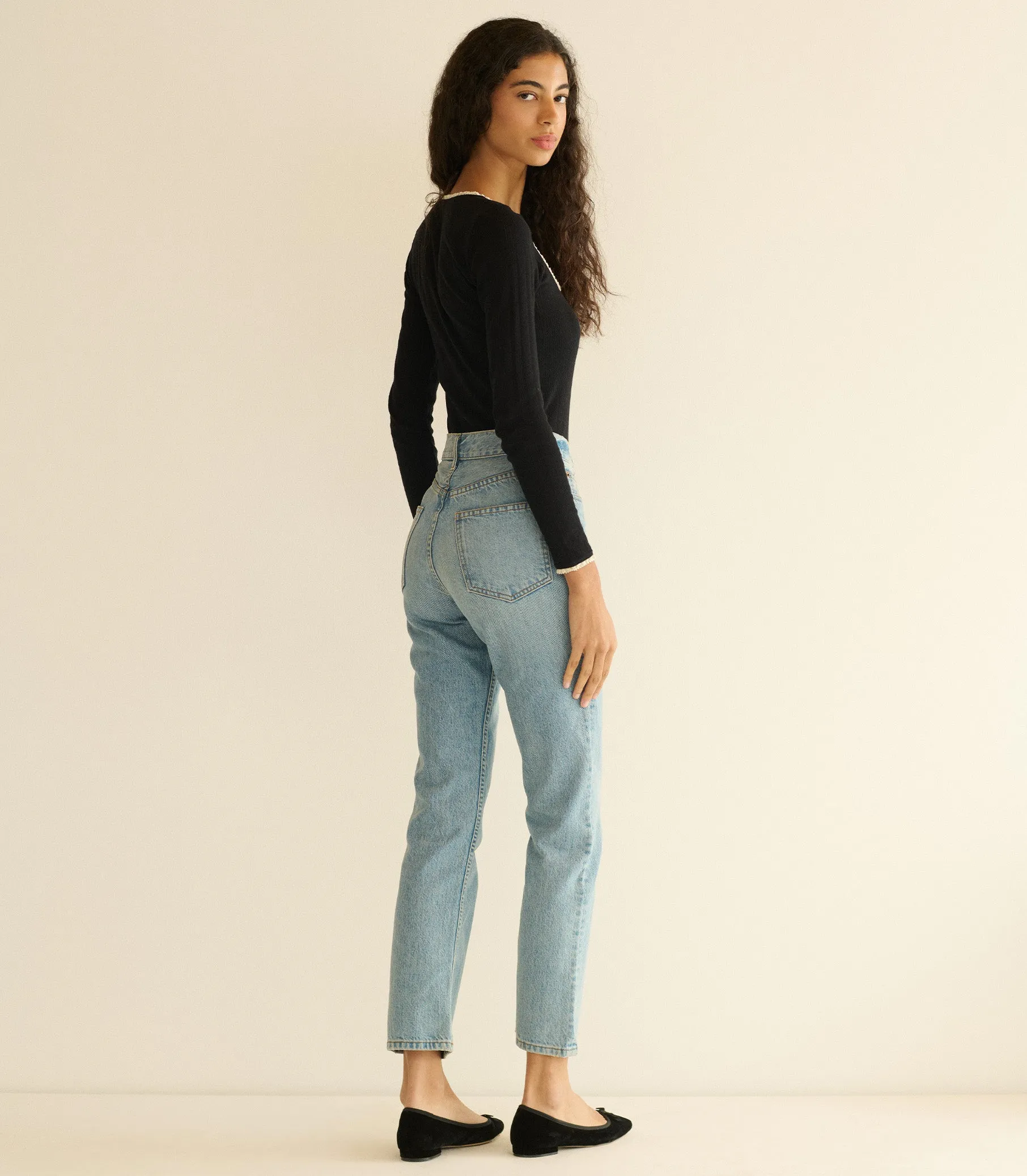 ROMY TEE -- BLACK sold by Doen product image thumbnail 3