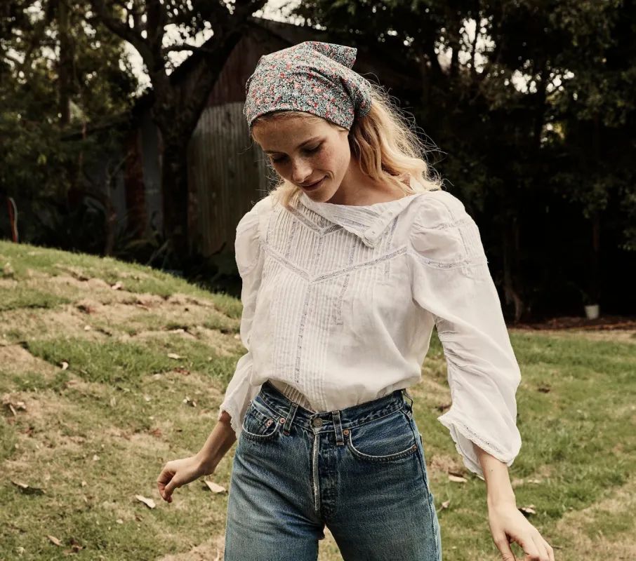 HMD -- ALBERTINE TOP -- SALT sold by Doen