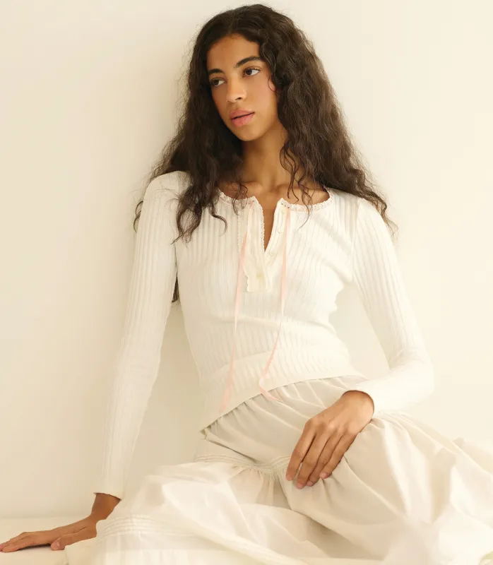 LIDIE TEE -- SALT made by Doen