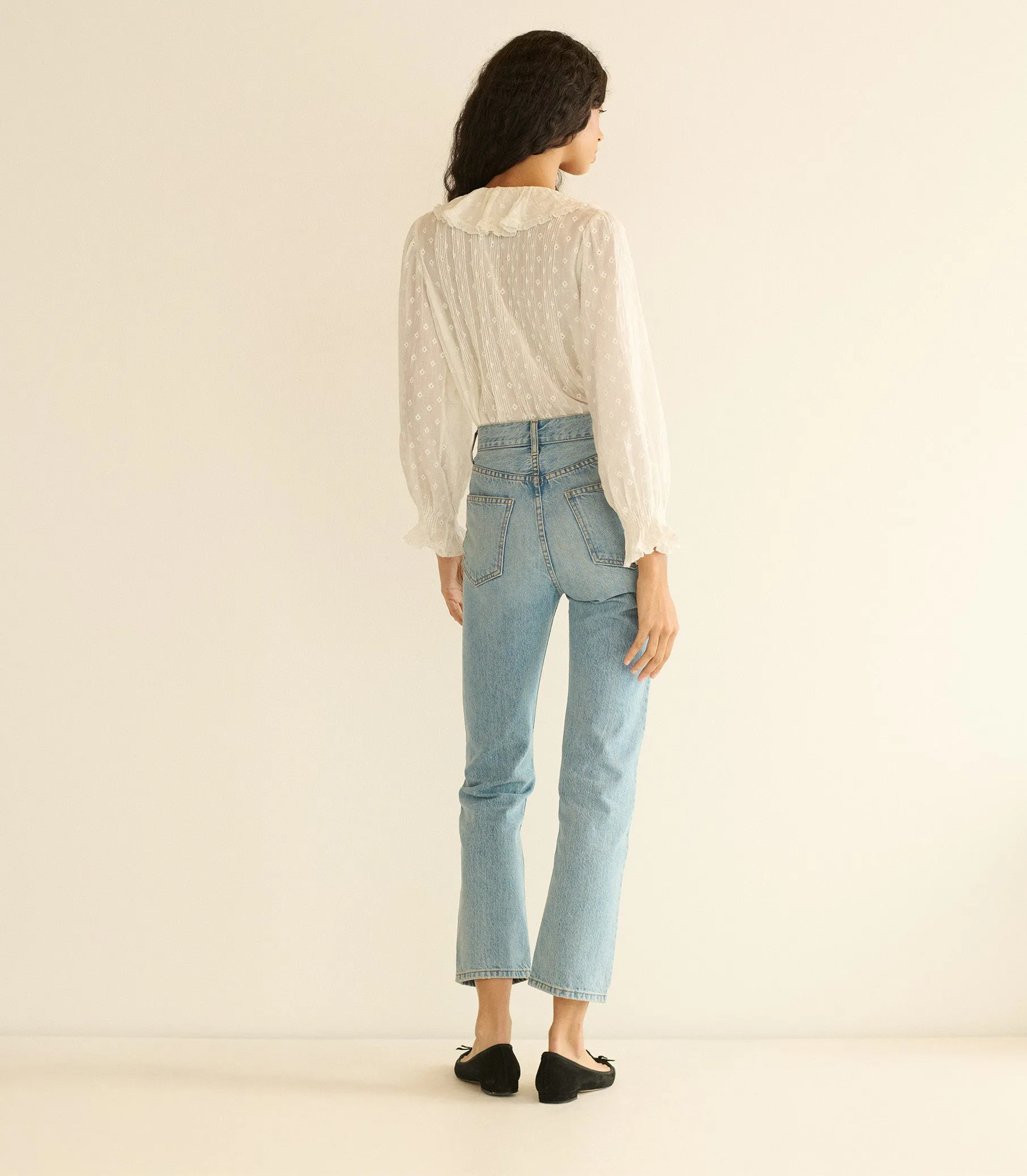 HARDY TOP -- SALT MARSEILLE EMBROIDERY sold by Doen product image thumbnail 5