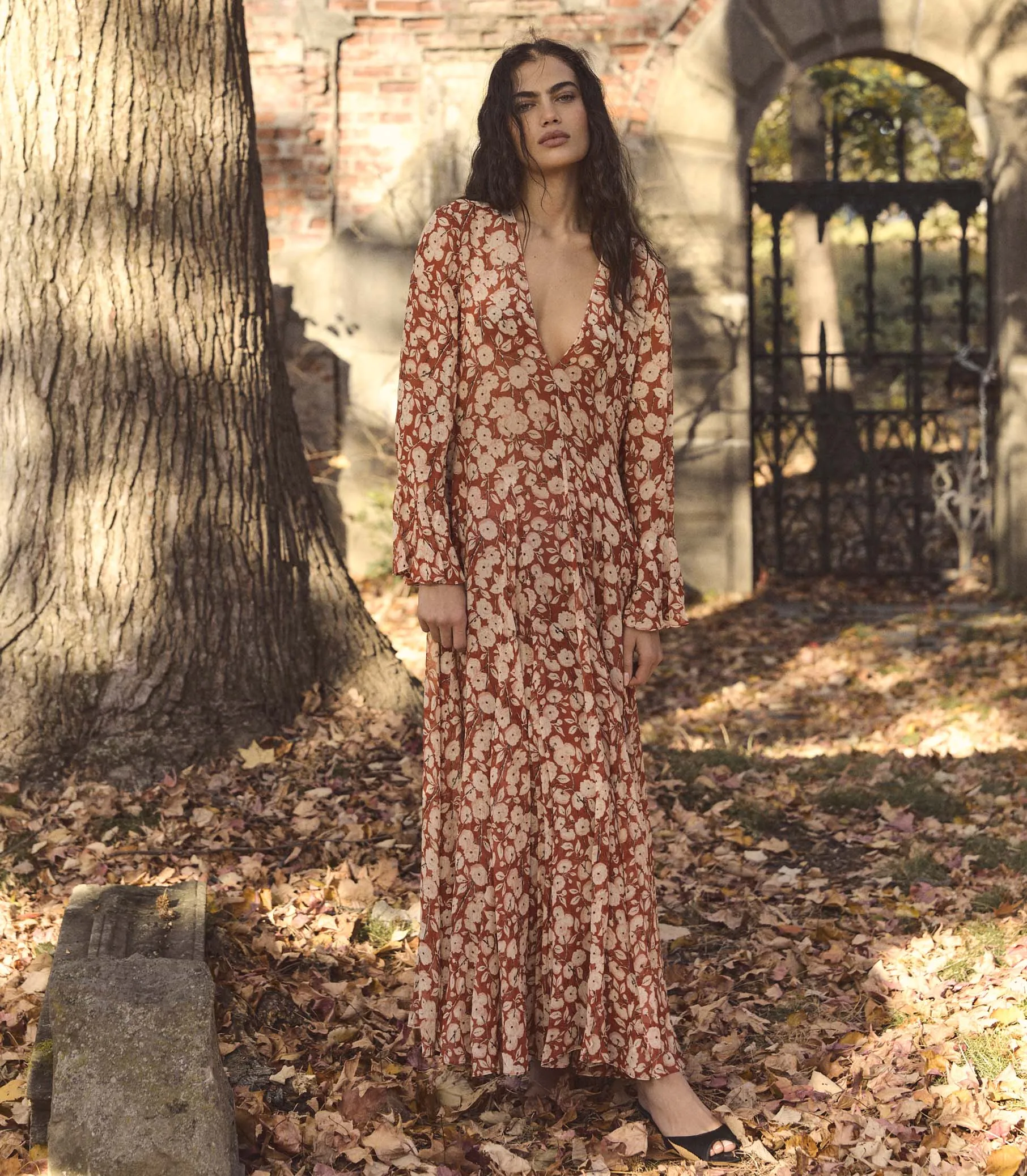IMELDA DRESS -- ROUGE AMBRIDGE ROSE sold by Doen product image thumbnail 2