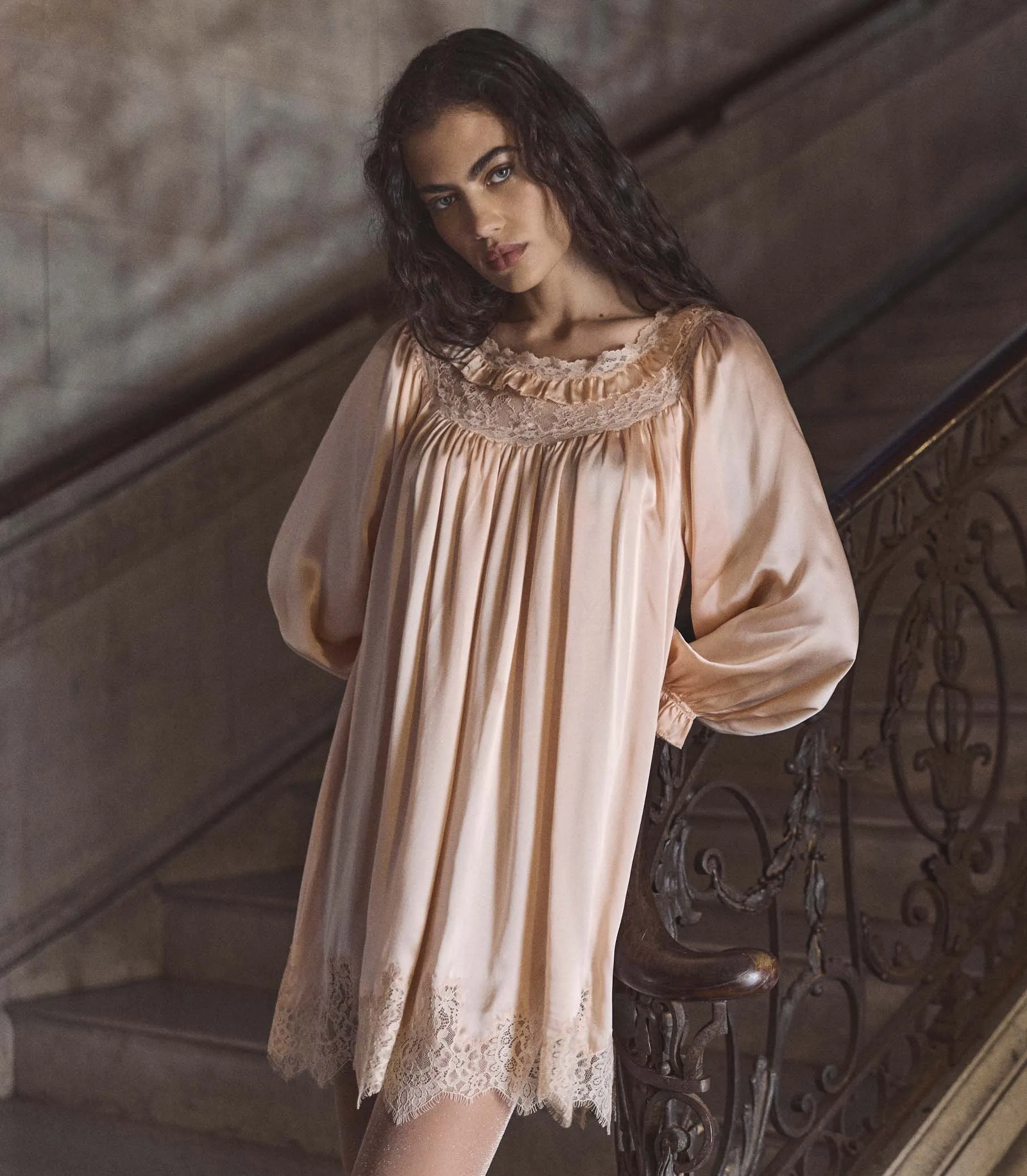 CICELY DRESS -- PEACH SORBET sold by Doen product image thumbnail 4