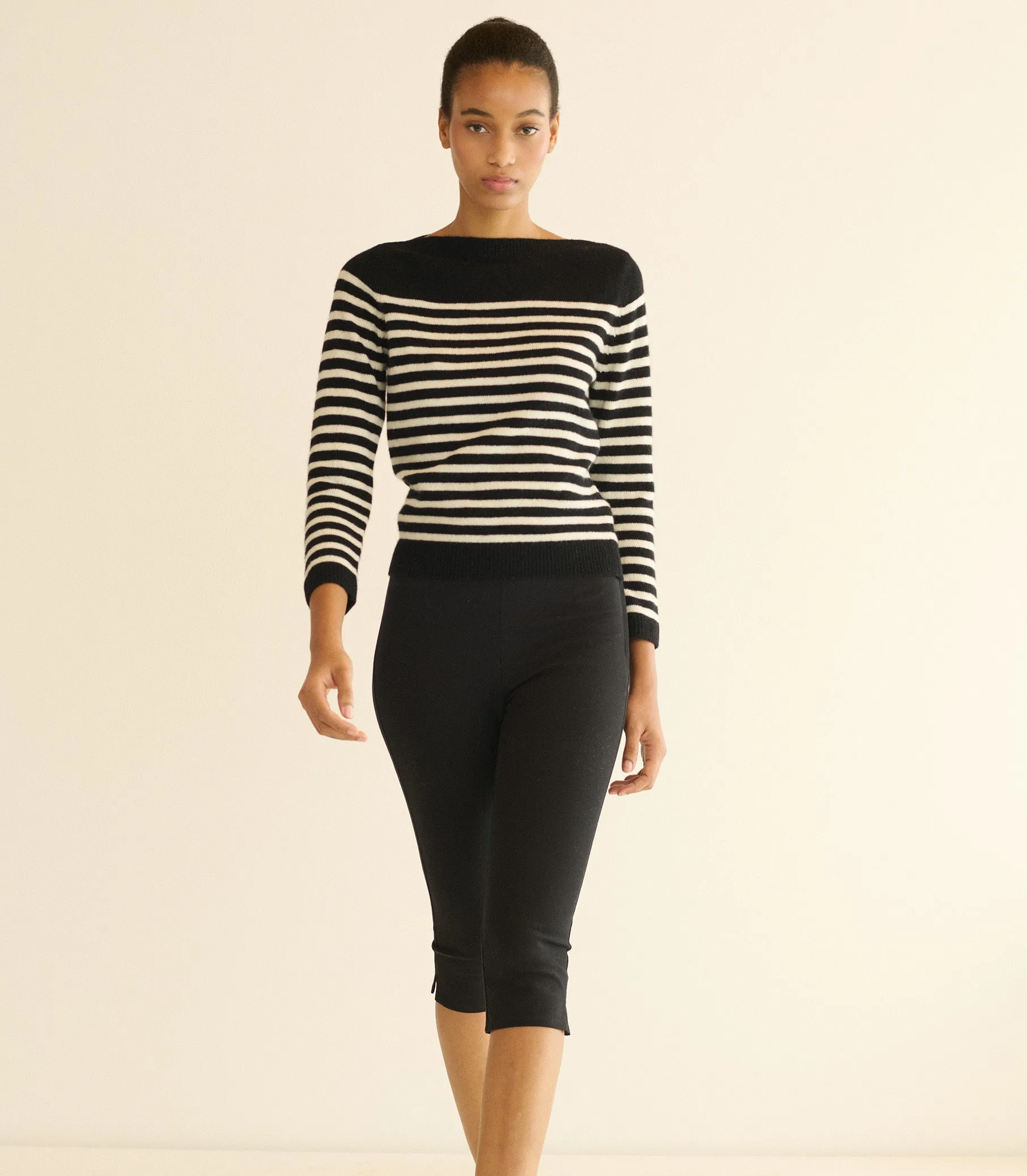CLAIRMONT SWEATER -- MARCEAU STRIPE sold by Doen product image thumbnail 4