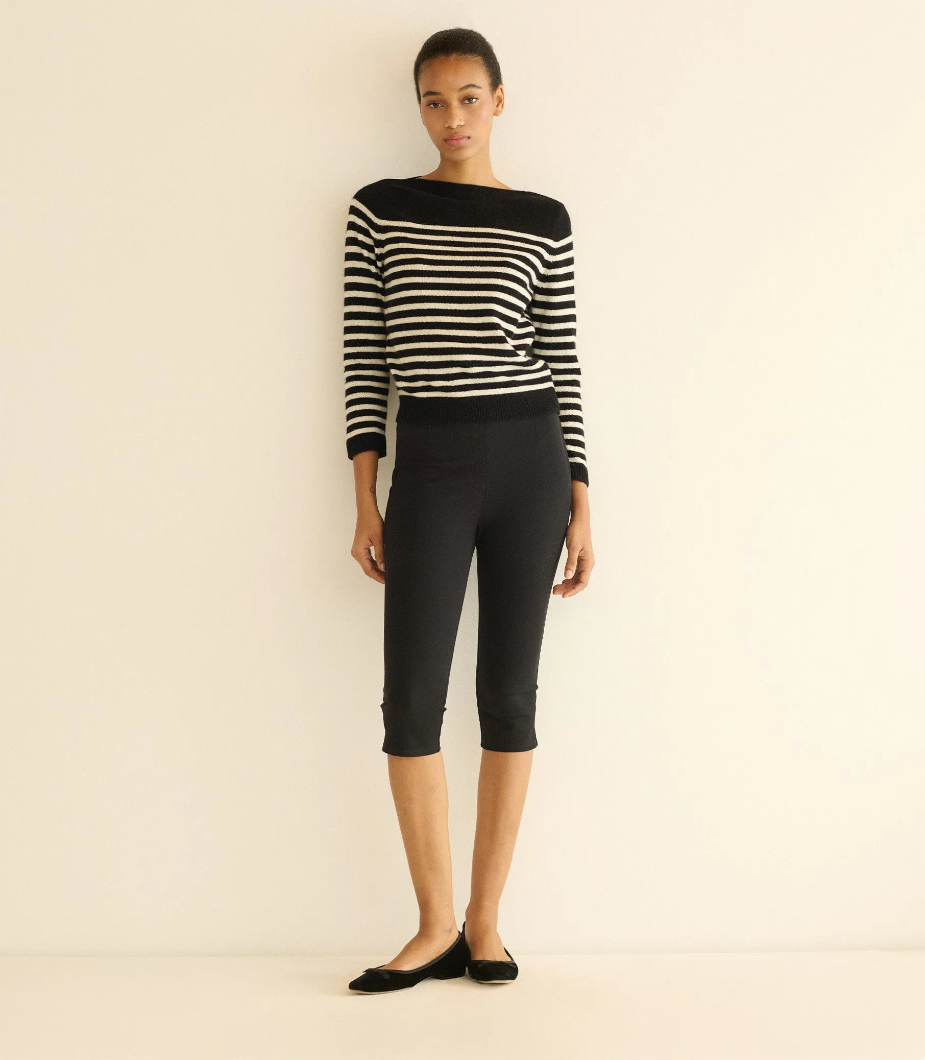 CLAIRMONT SWEATER -- MARCEAU STRIPE sold by Doen product image thumbnail 2