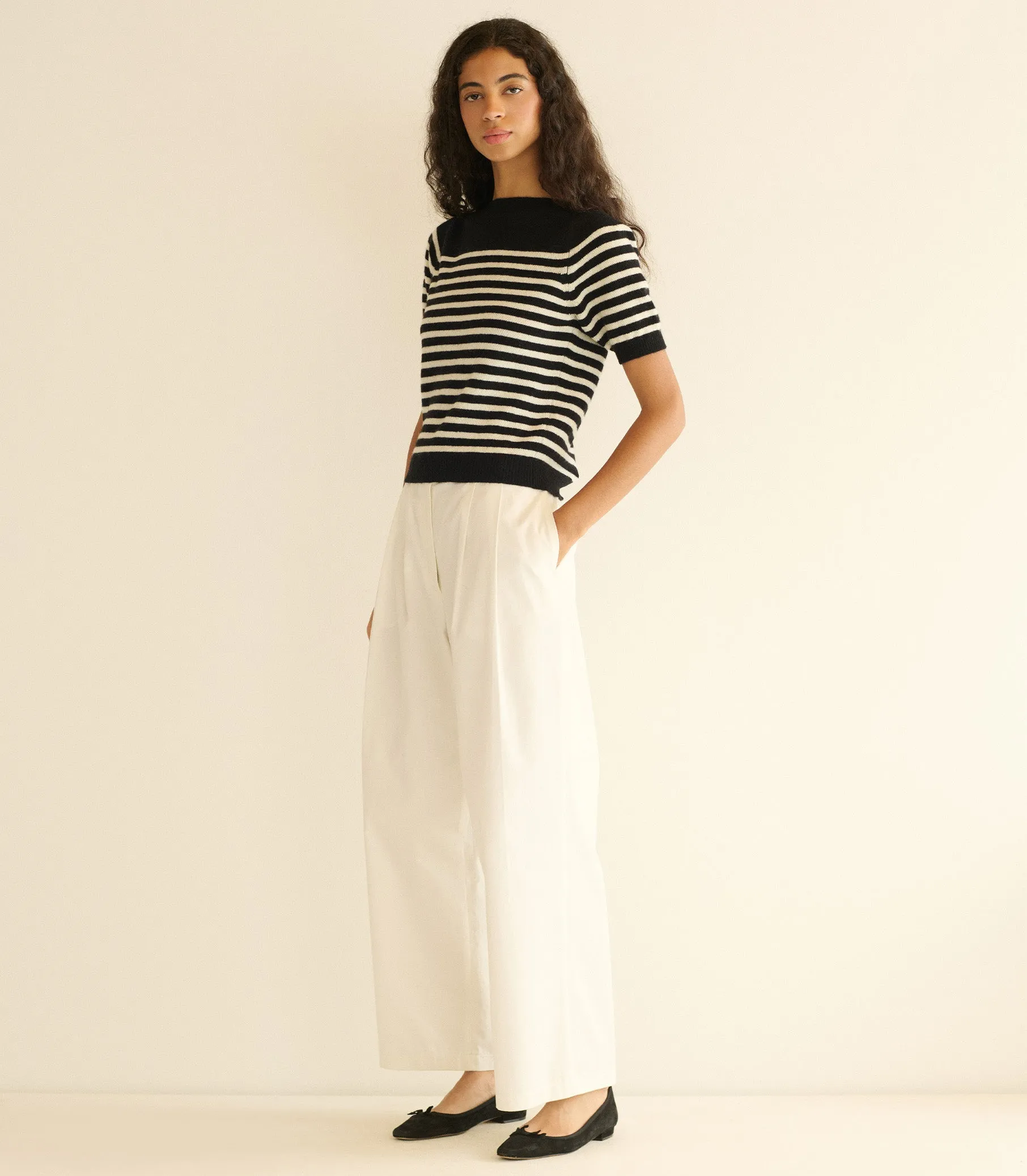 VIDETTE SWEATER -- MARCEAU STRIPE sold by Doen product image thumbnail 3