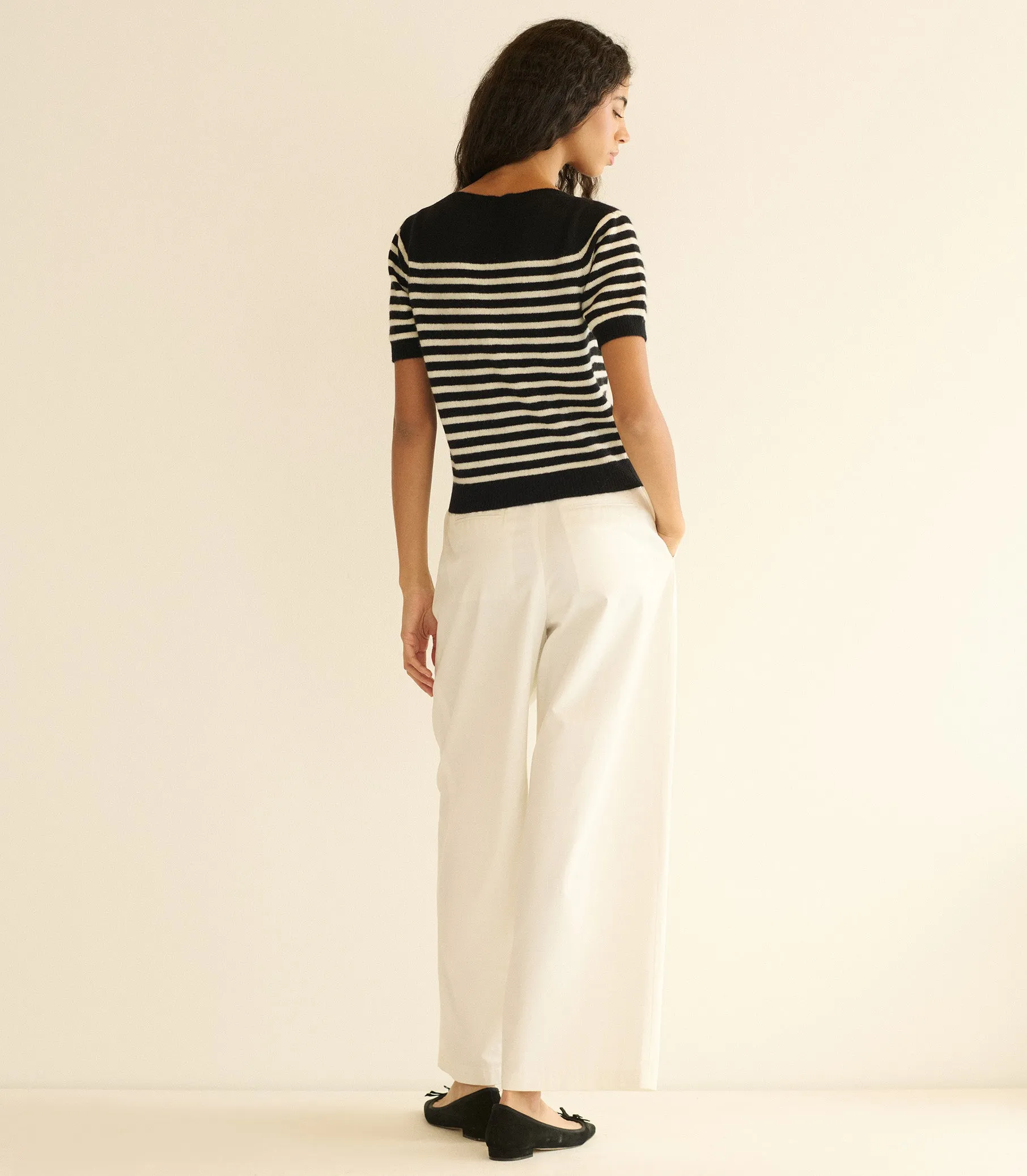 VIDETTE SWEATER -- MARCEAU STRIPE sold by Doen product image thumbnail 4