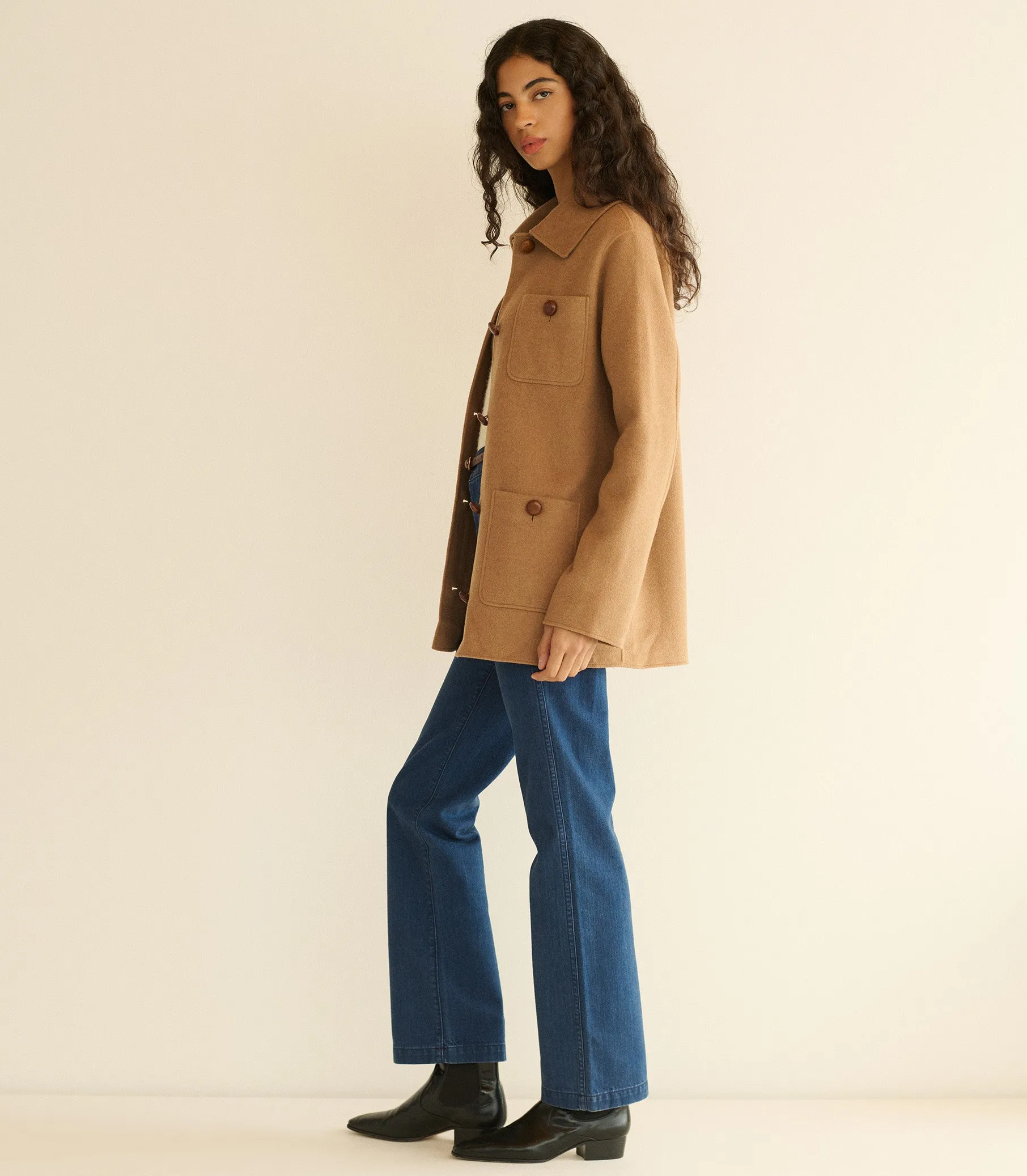 GERMAIN COAT -- LIGHT KHAKI sold by Doen product image thumbnail 4
