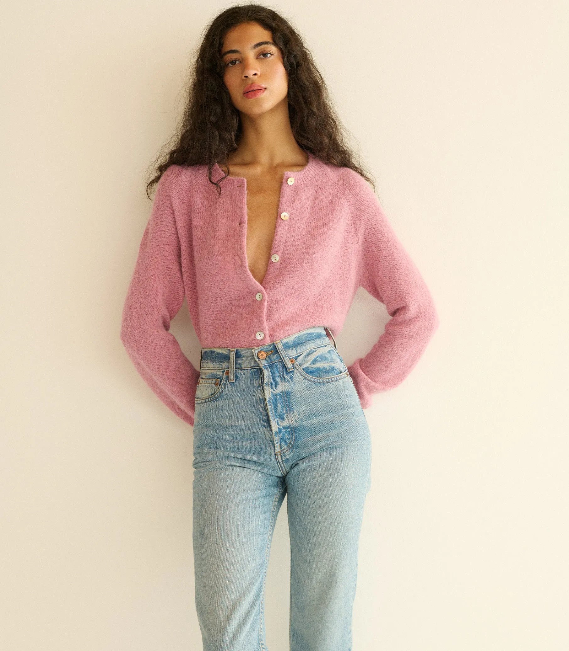 PETRA CARDIGAN -- ROSEBUD sold by Doen product image thumbnail 5