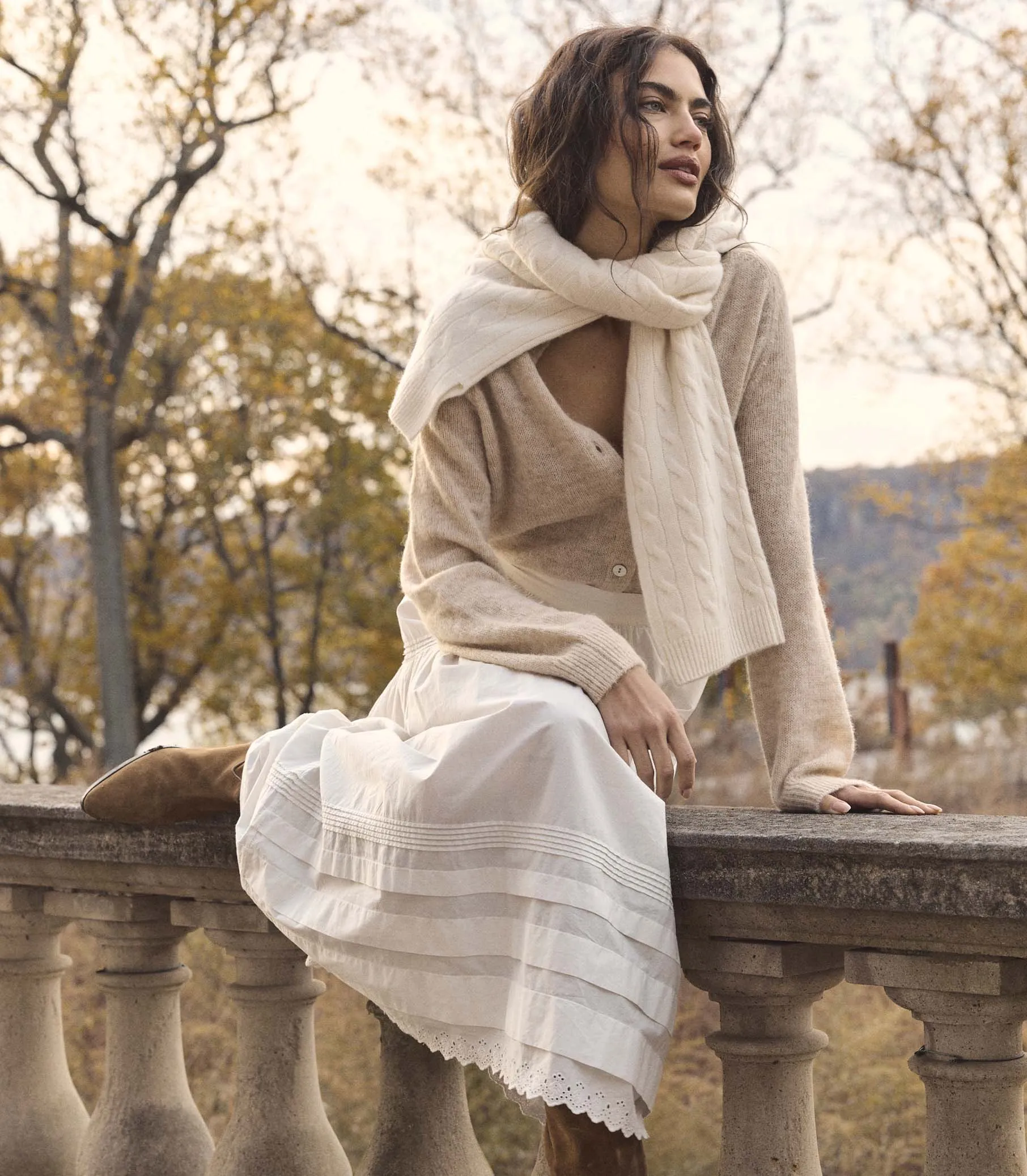 PETRA CARDIGAN -- HAZELNUT CREME sold by Doen product image thumbnail 3