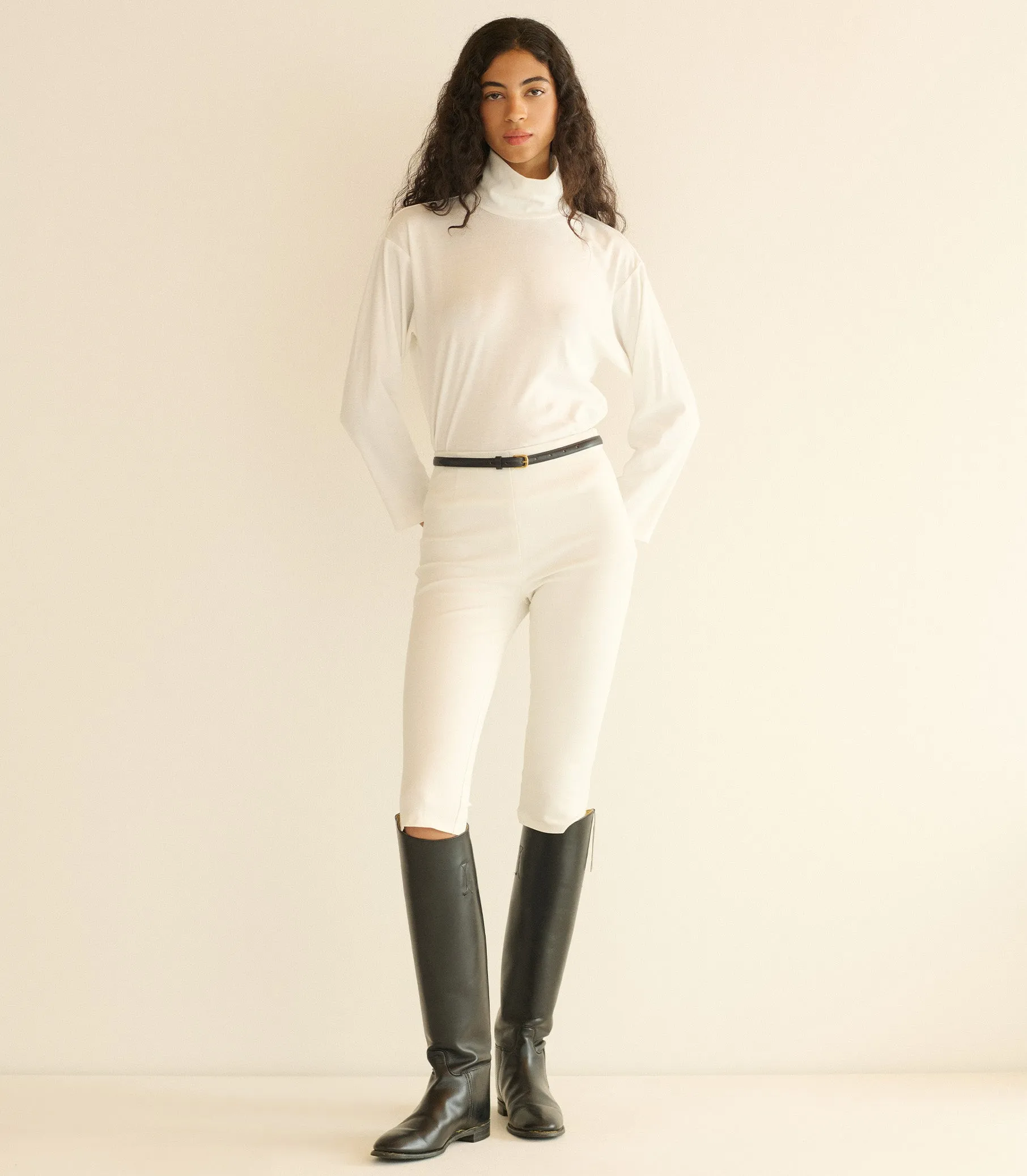 HAWTHORN TURTLENECK -- SALT sold by Doen product image thumbnail 2