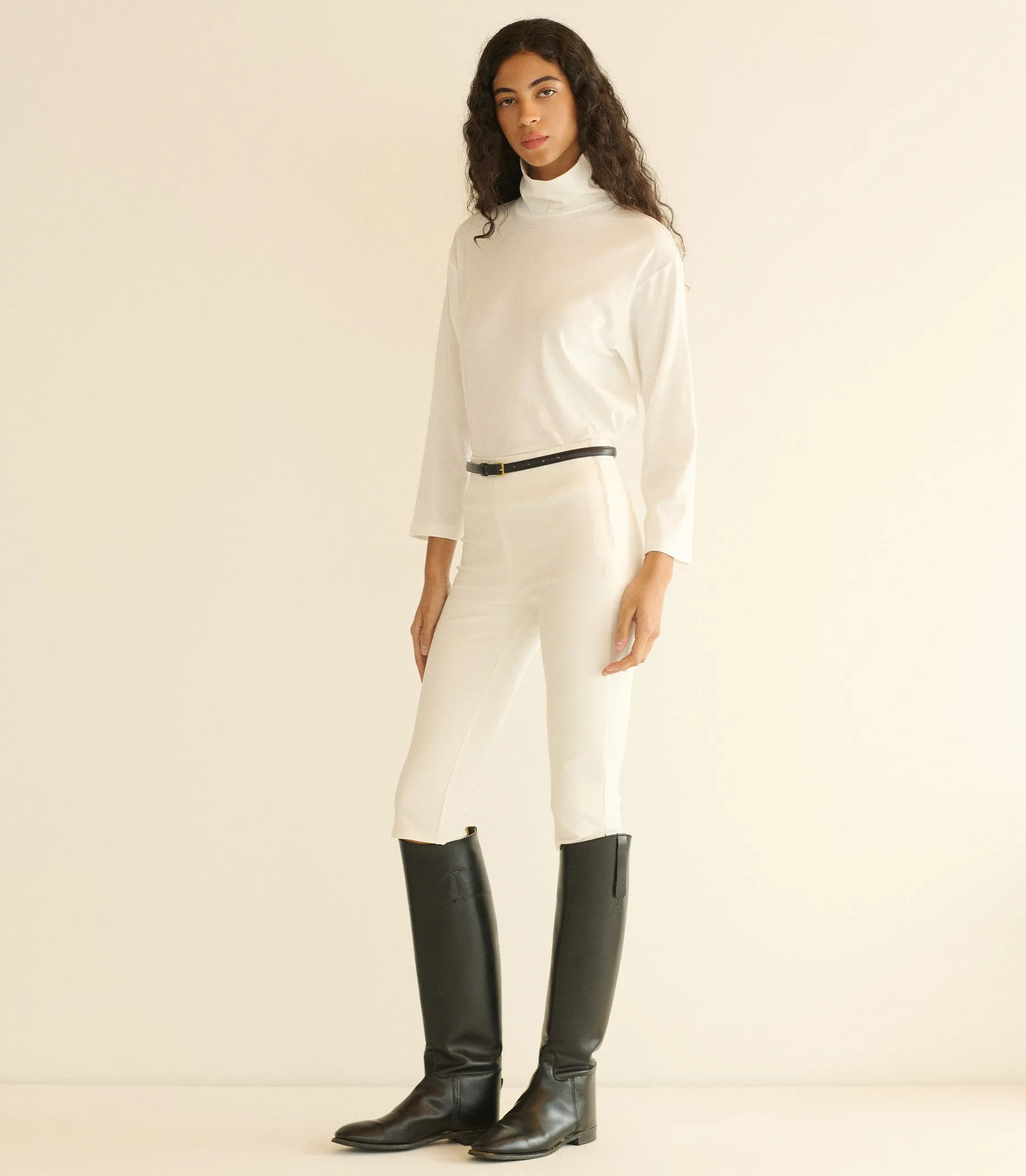 HAWTHORN TURTLENECK -- SALT sold by Doen product image thumbnail 3