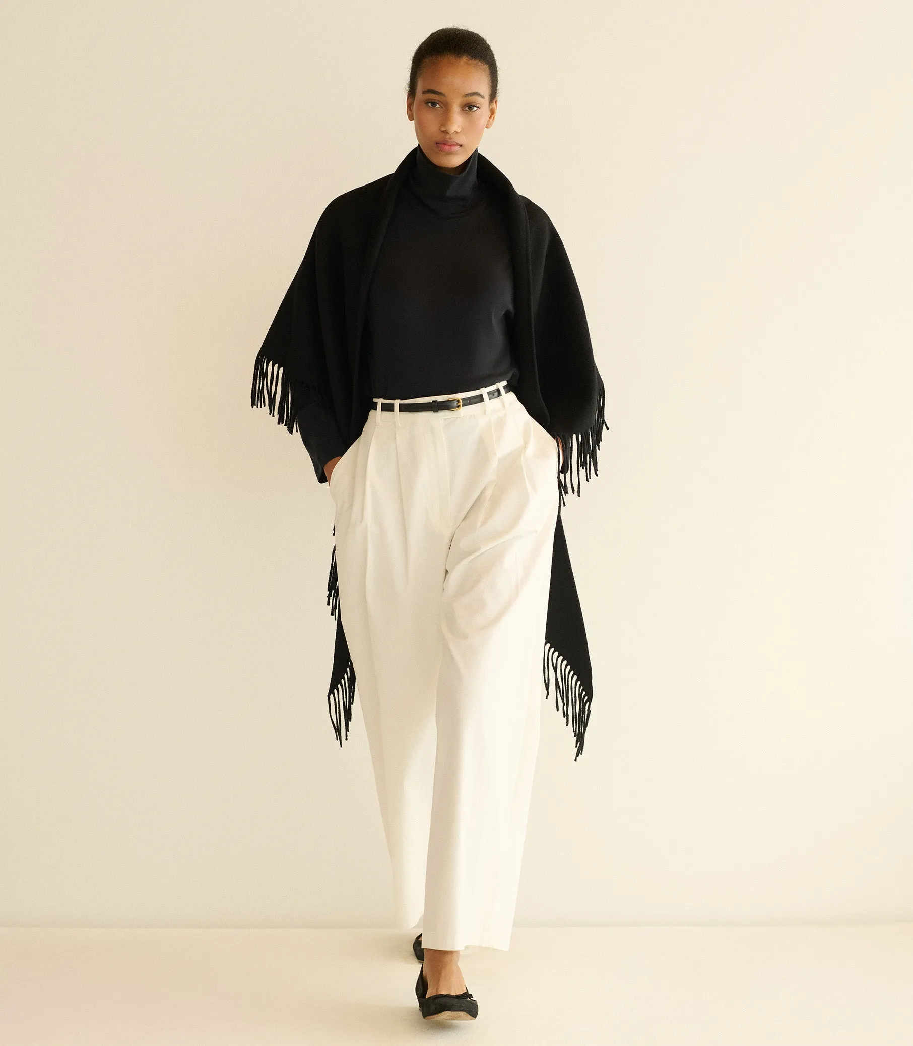 HAWTHORN TURTLENECK -- BLACK sold by Doen product image thumbnail 3