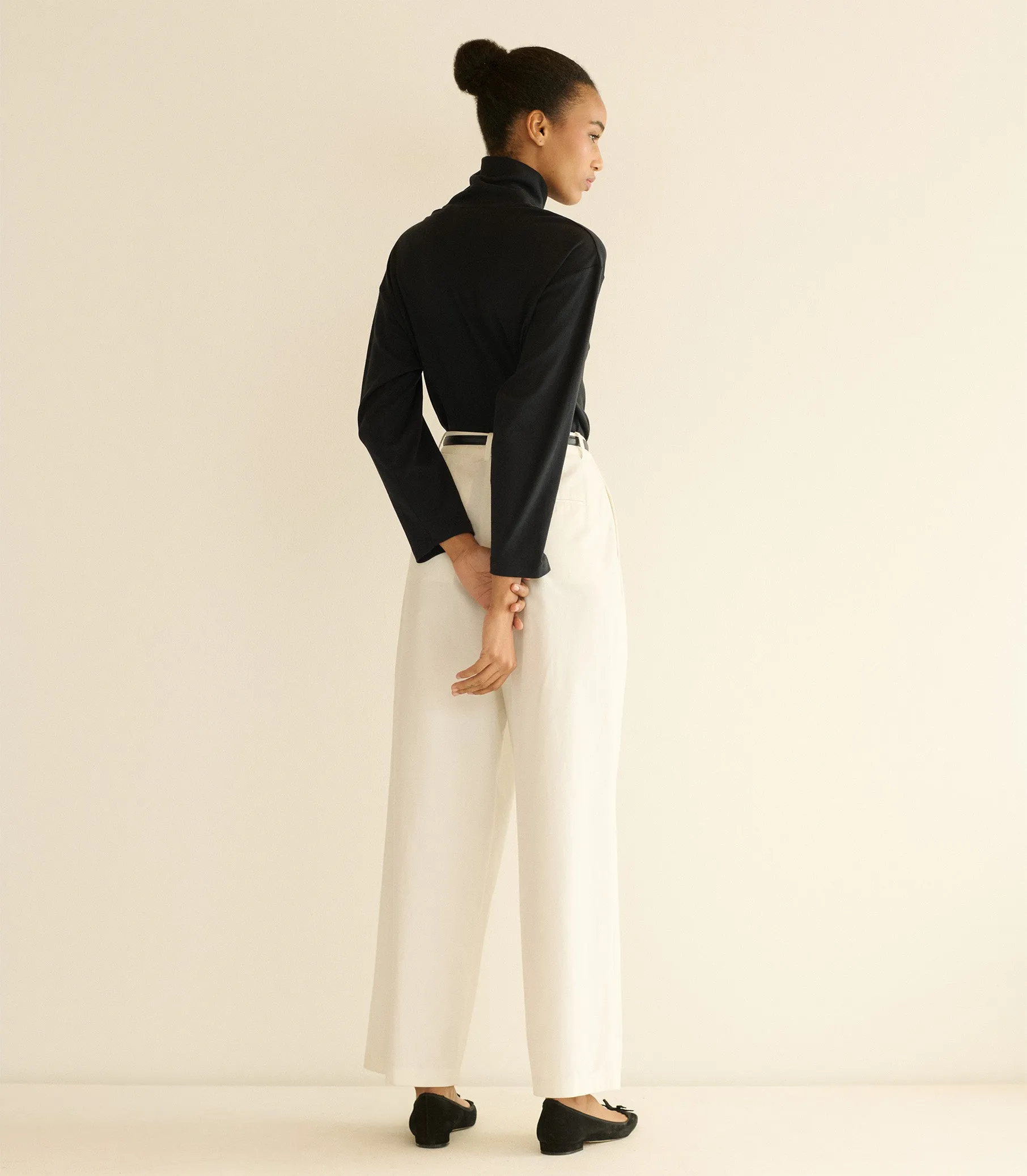 HAWTHORN TURTLENECK -- BLACK sold by Doen product image thumbnail 4