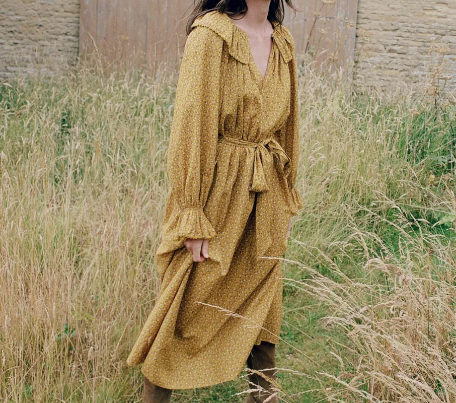 HMD -- RORY DRESS -- SUNSOAKED FOOTHILLS FLORAL sold by Doen