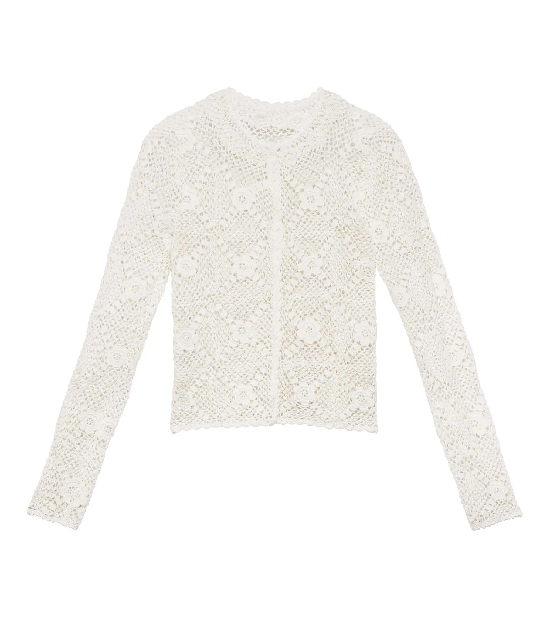 OTTOLINE CARDIGAN -- PEARL | Parallel