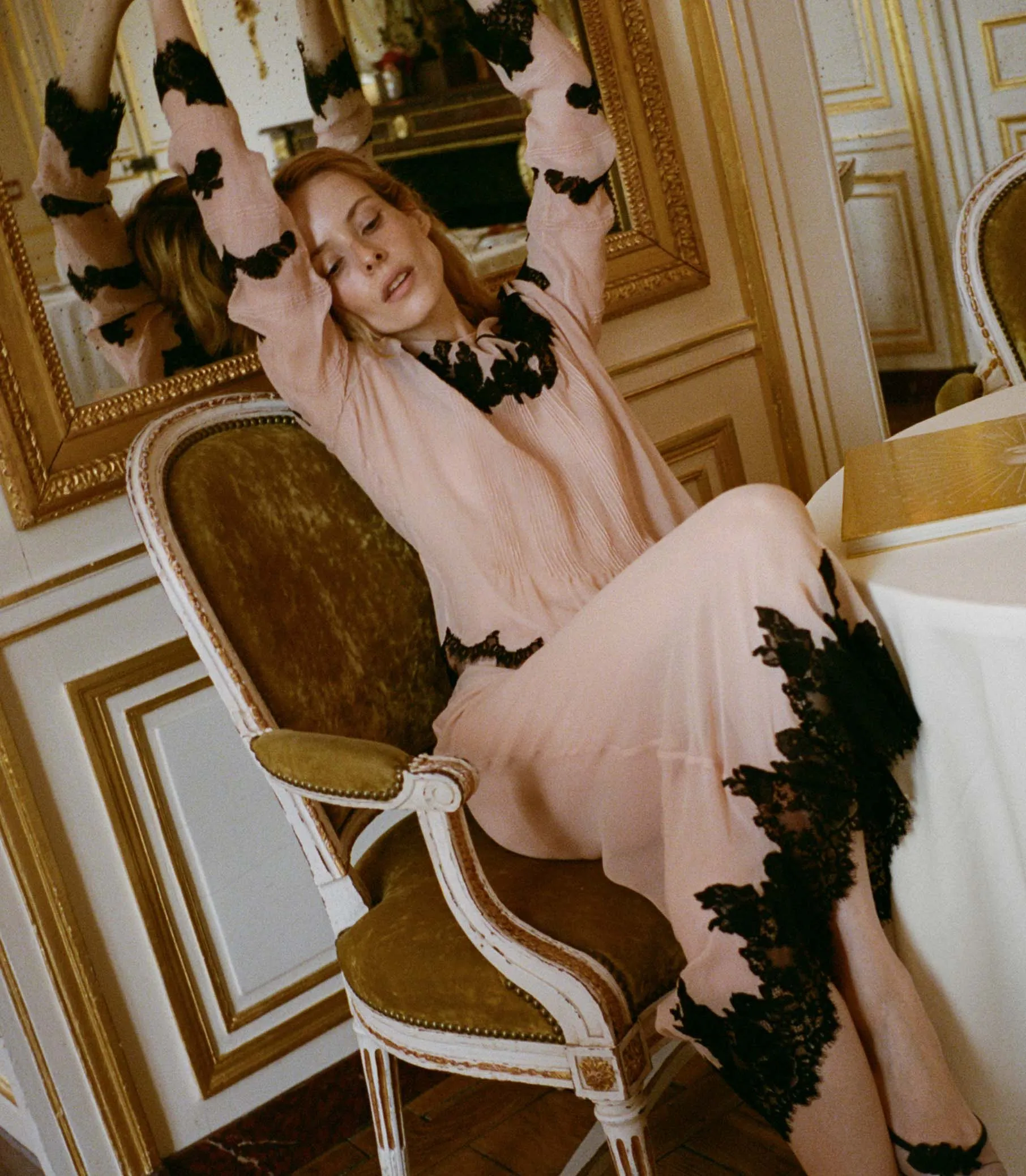 ELOWEN ANNIVERSARY SKIRT -- SOFT PEACH sold by Doen product image thumbnail 2