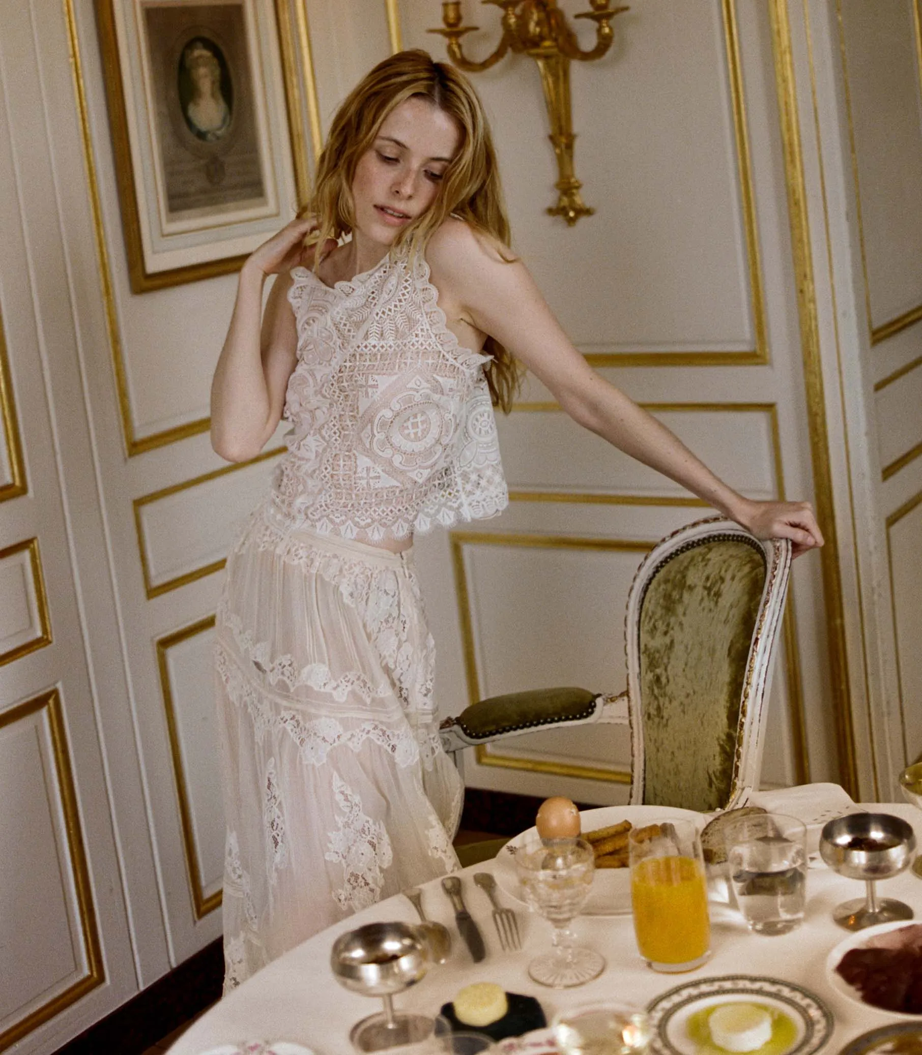 HANDKERCHIEF ANNIVERSARY TOP -- SALT sold by Doen product image thumbnail 4