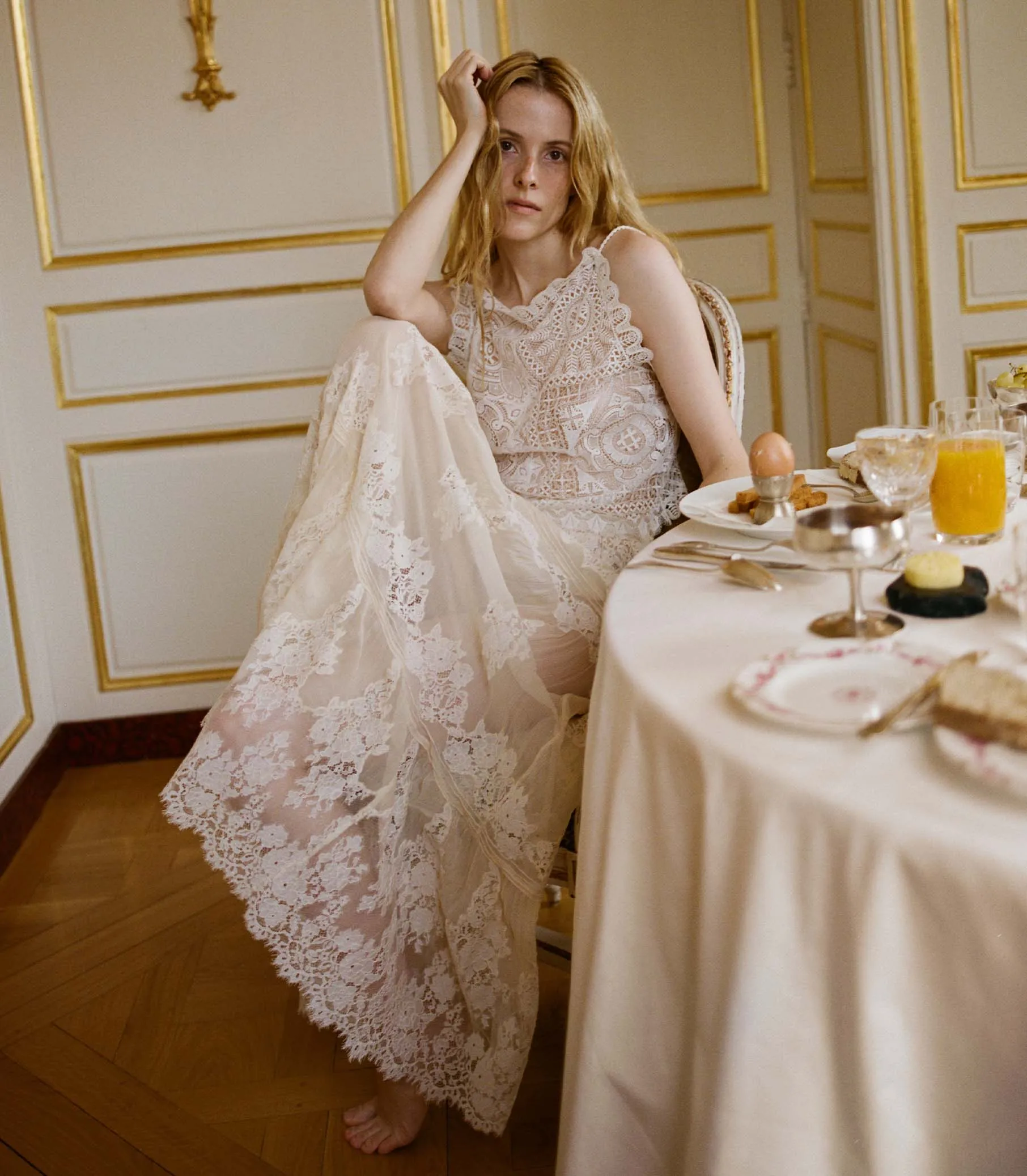 HANDKERCHIEF ANNIVERSARY TOP -- SALT sold by Doen product image thumbnail 3