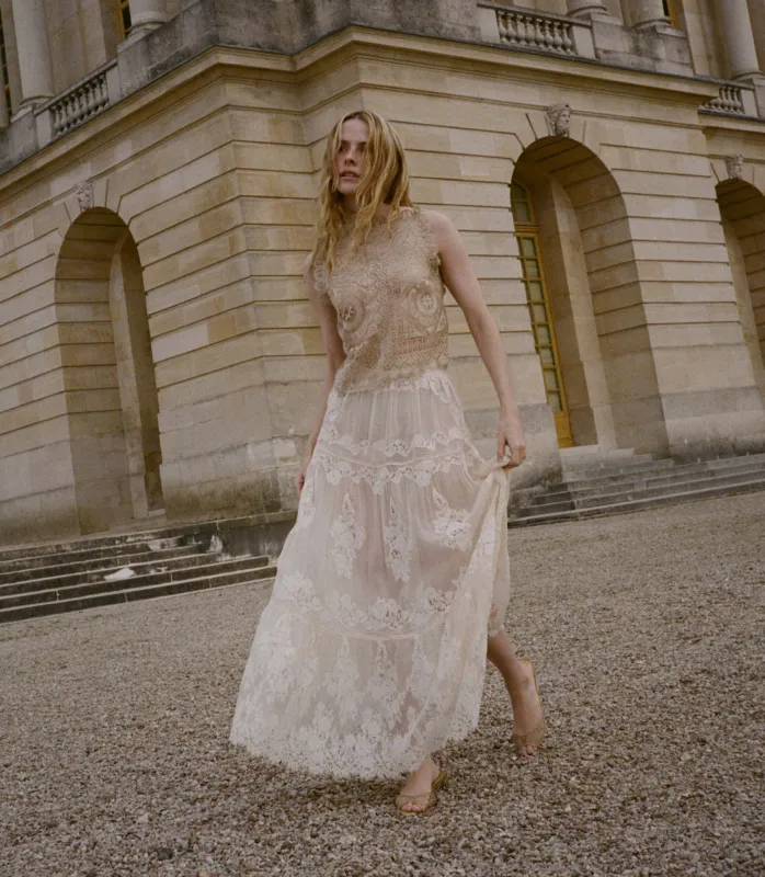 SEBASTIANE ANNIVERSARY SKIRT -- CANDLELIGHT made by Doen