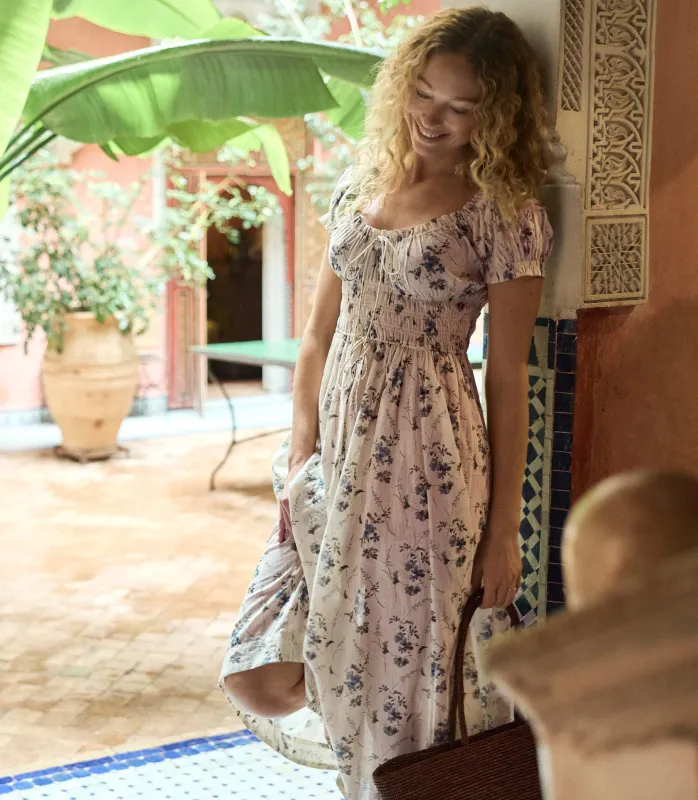 ASHLYNN DRESS -- SUNSHINE PRAIRIE ROSE made by Doen