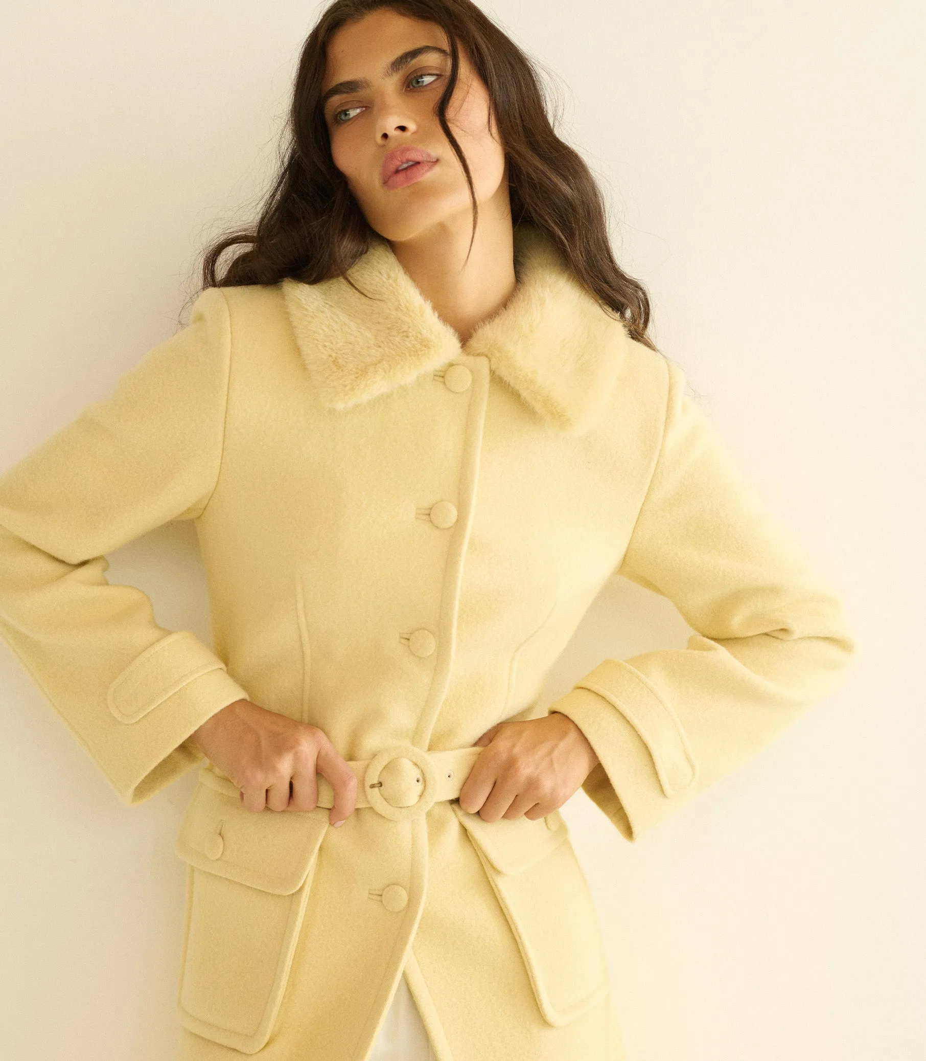 GREENWICH COAT -- CITRONE sold by Doen product image thumbnail 2