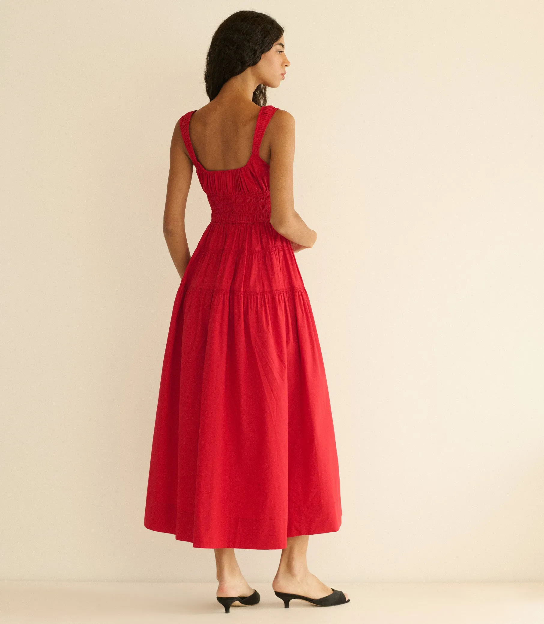CLOVER DRESS -- DEEP TOMATO sold by Doen product image thumbnail 5