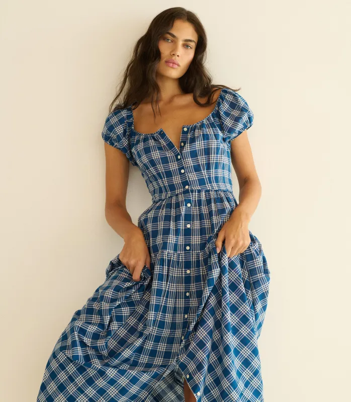 VALENNE DRESS -- DORSET PLAID sold by Doen