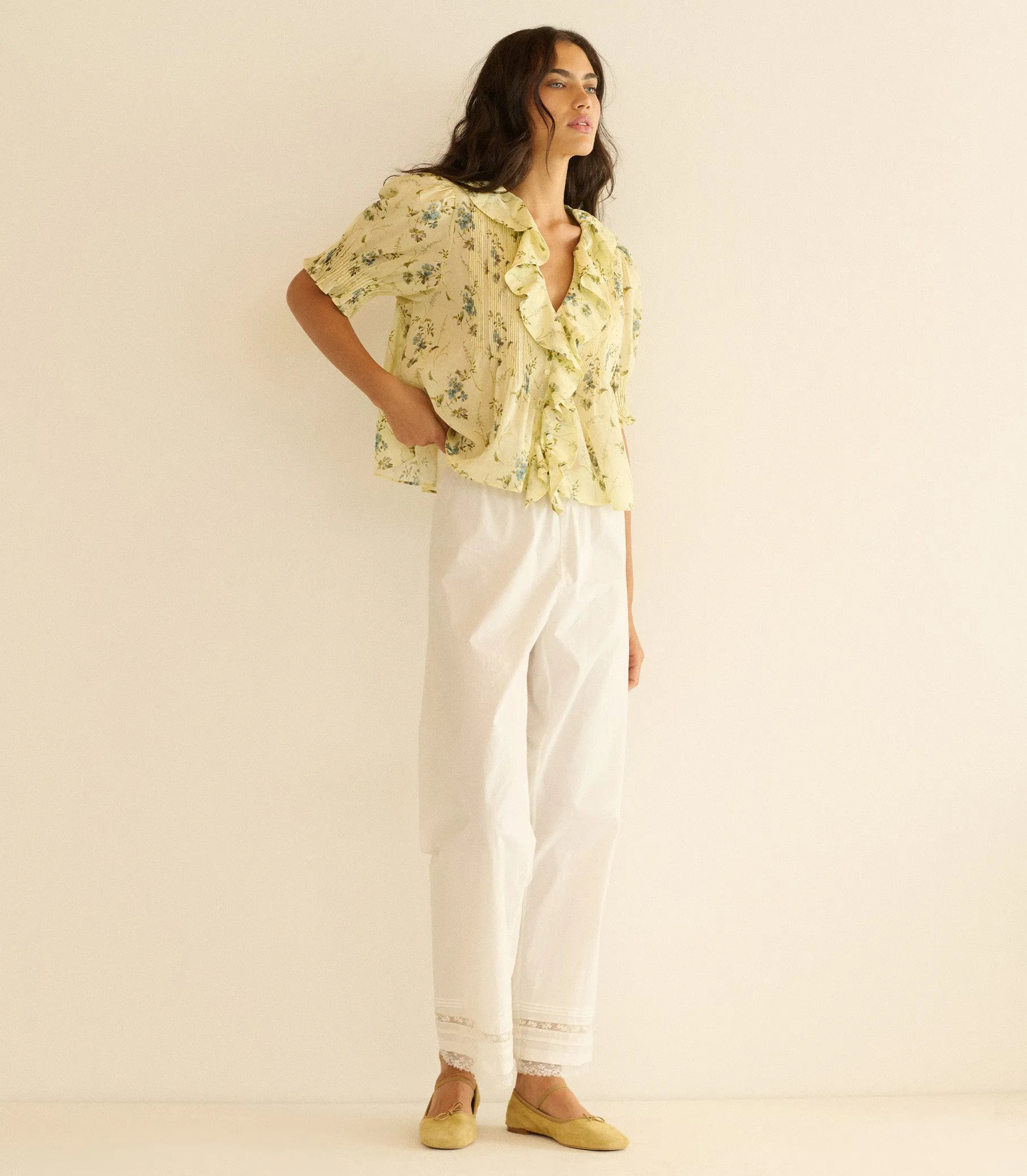 LAVONA PANT -- POWDER sold by Doen product image thumbnail 3