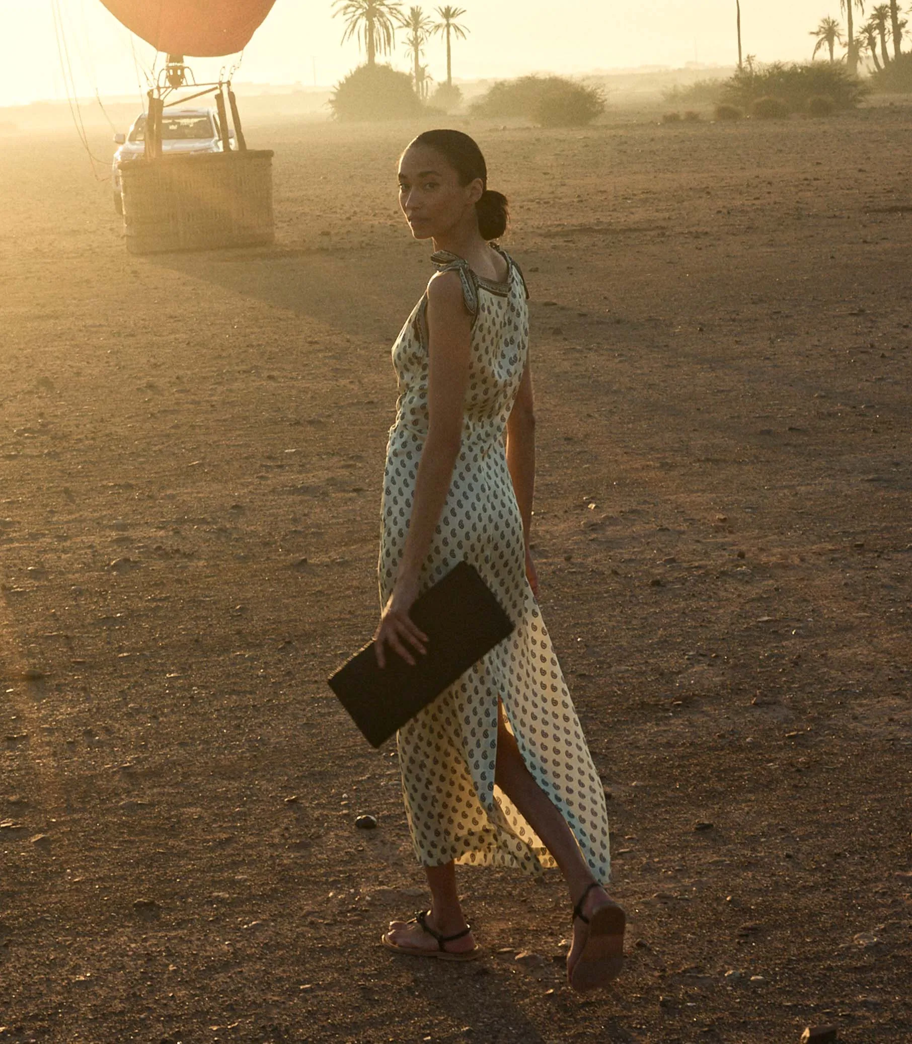 AMORETTE DRESS -- SUNLIGHT TAORMINA PAISLEY sold by Doen product image thumbnail 2