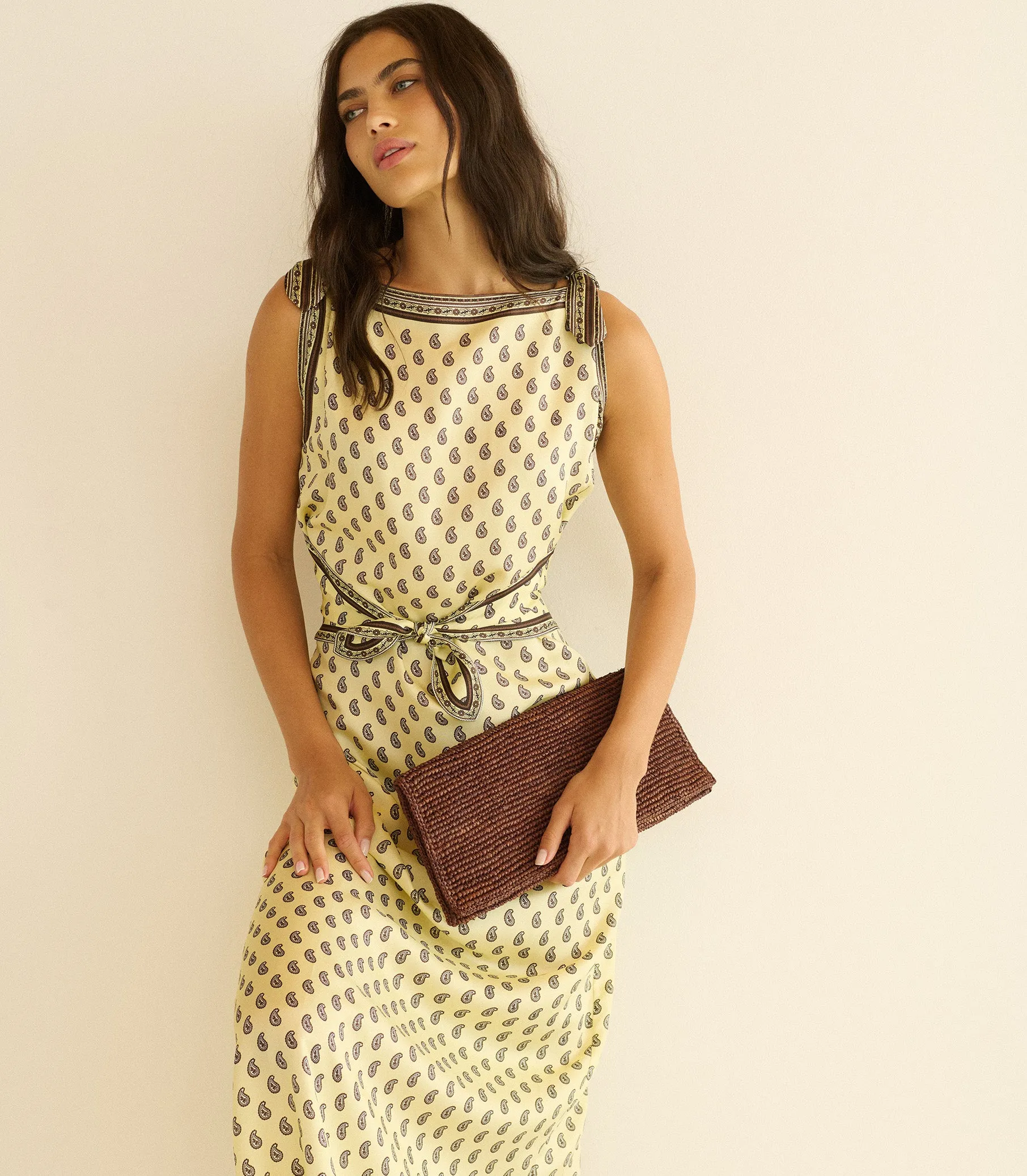 AMORETTE DRESS -- SUNLIGHT TAORMINA PAISLEY sold by Doen product image thumbnail 5