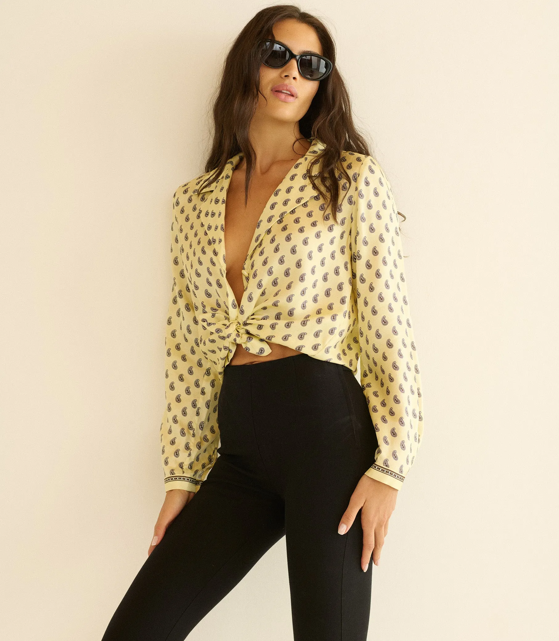 ELENE TOP -- SUNLIGHT TAORMINA PAISLEY sold by Doen product image thumbnail 5