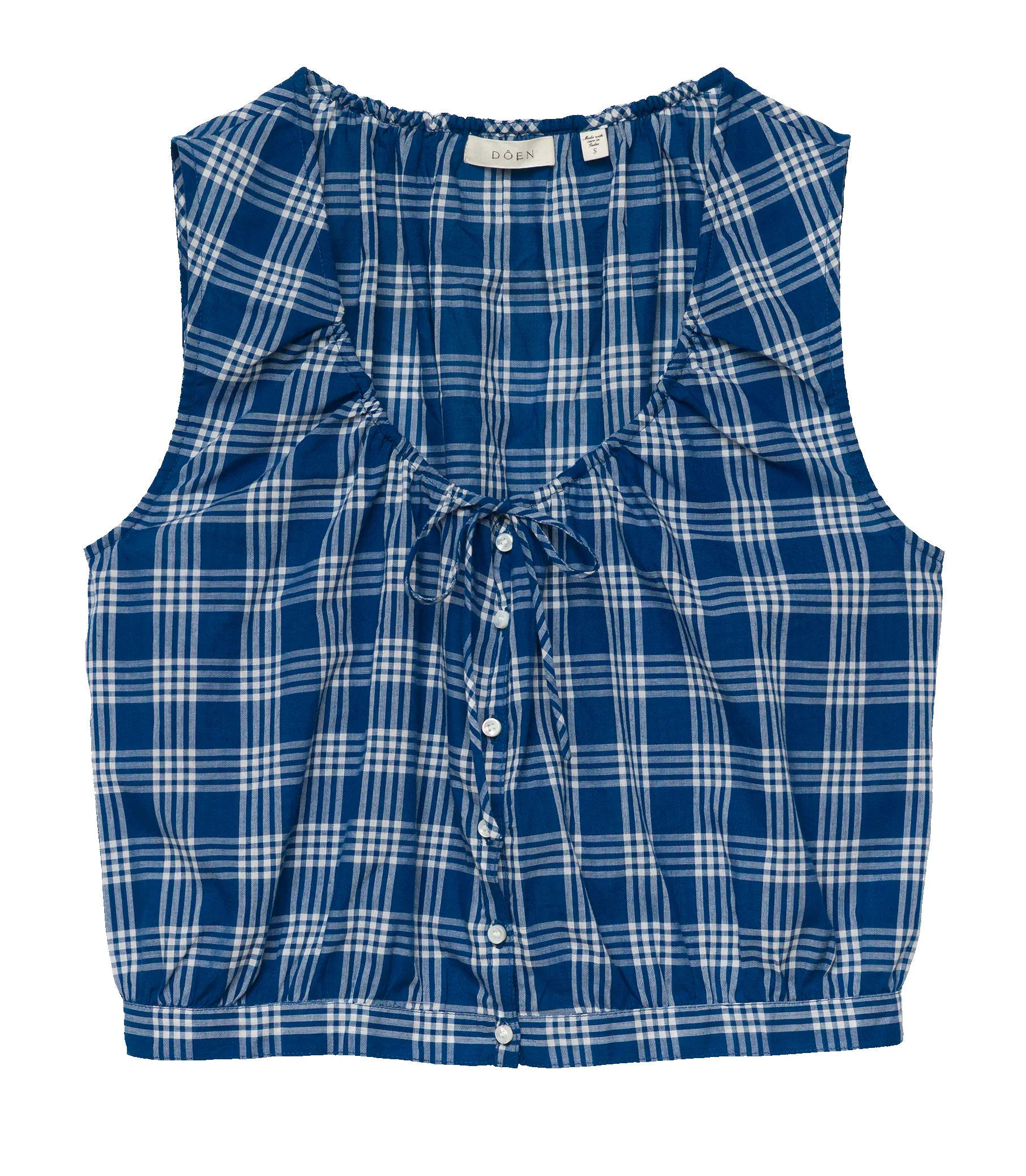 THEO TOP -- DORSET PLAID sold by Doen product image thumbnail 5