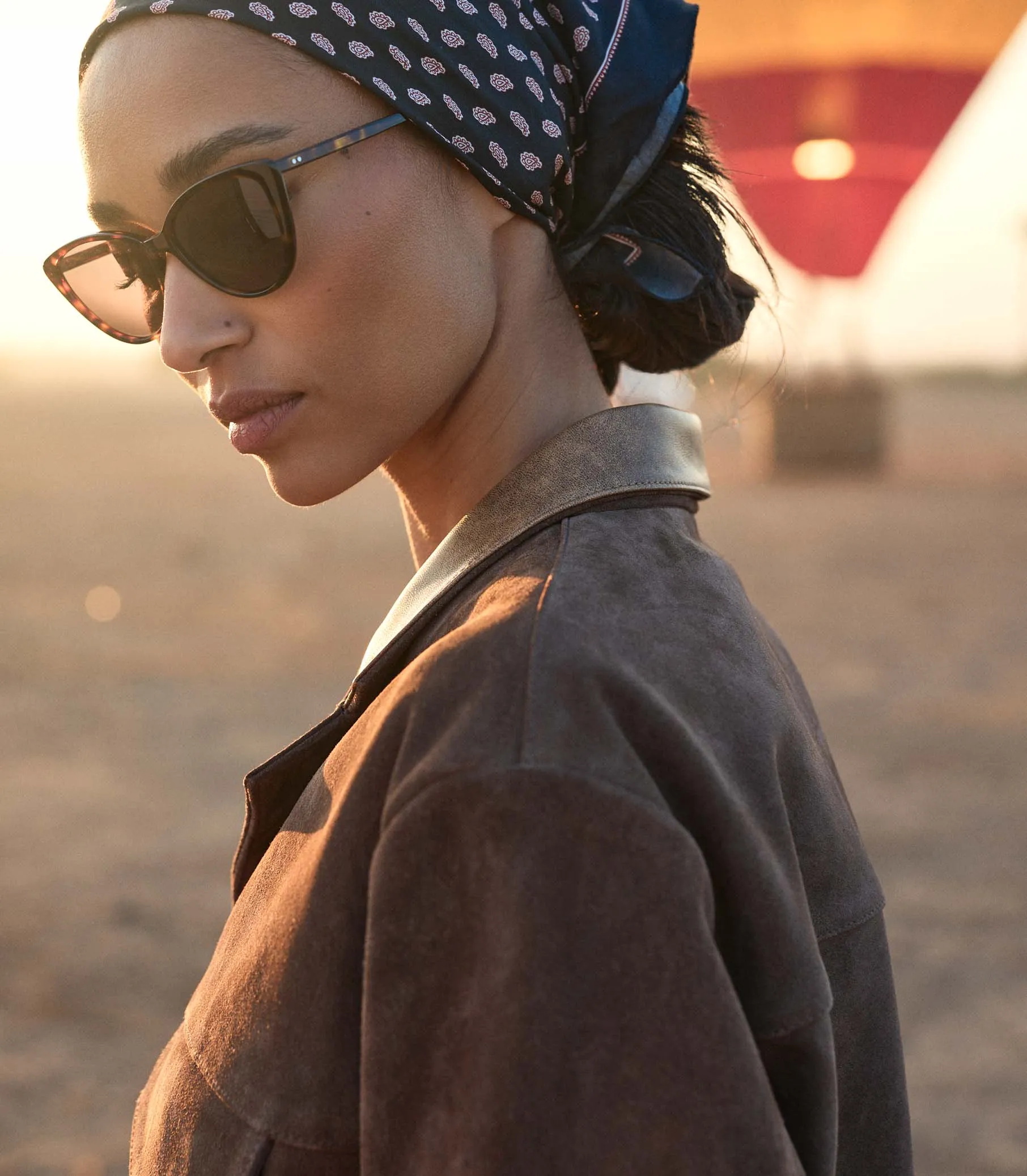 CARSON SUEDE JACKET -- SABLE sold by Doen product image thumbnail 2