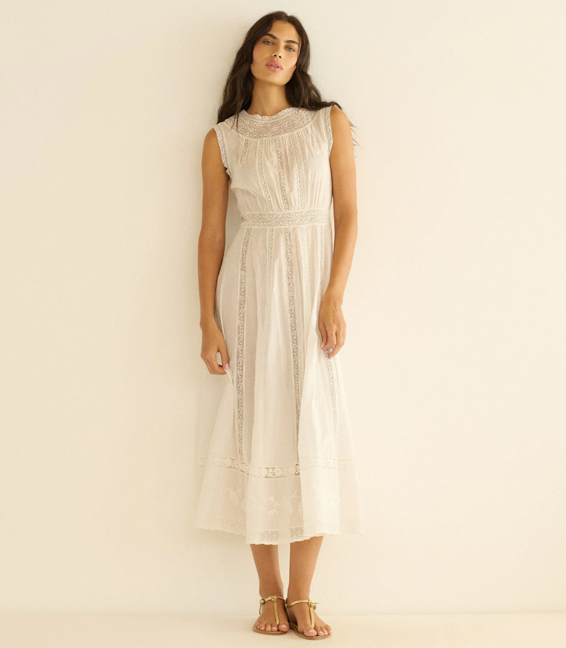 LIVIANA DRESS -- SALT sold by Doen product image thumbnail 2