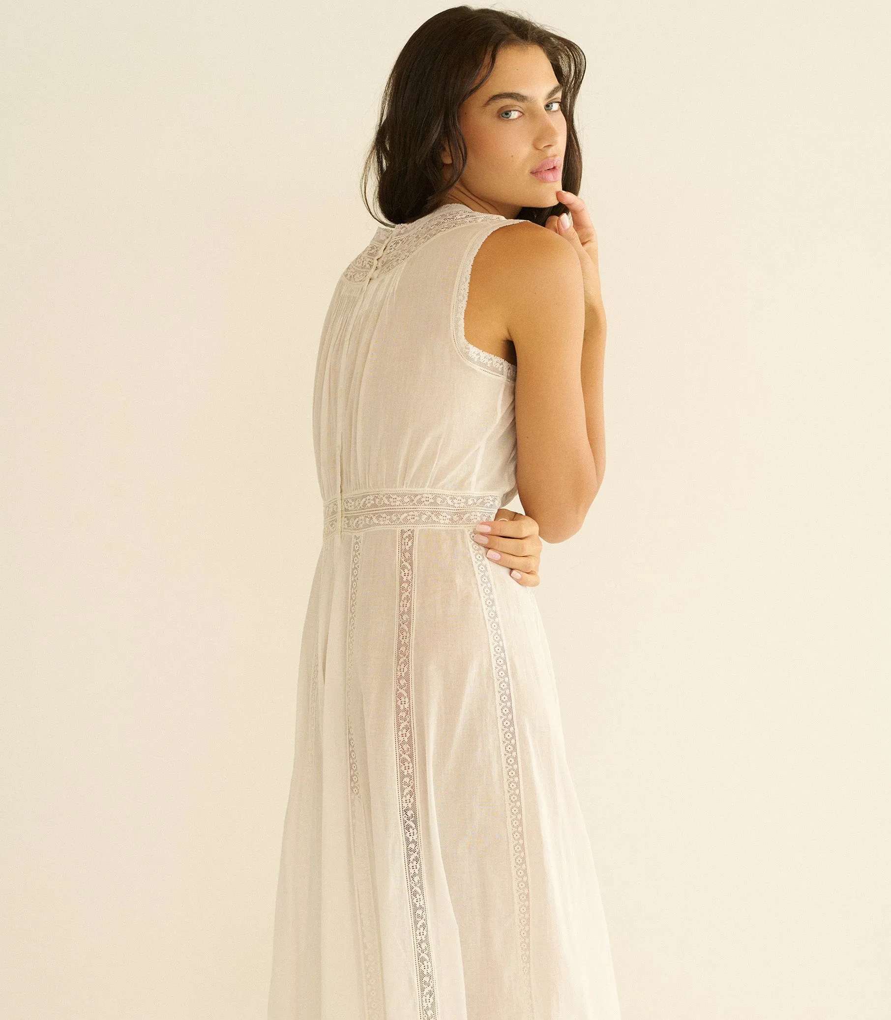 LIVIANA DRESS -- SALT sold by Doen product image thumbnail 5