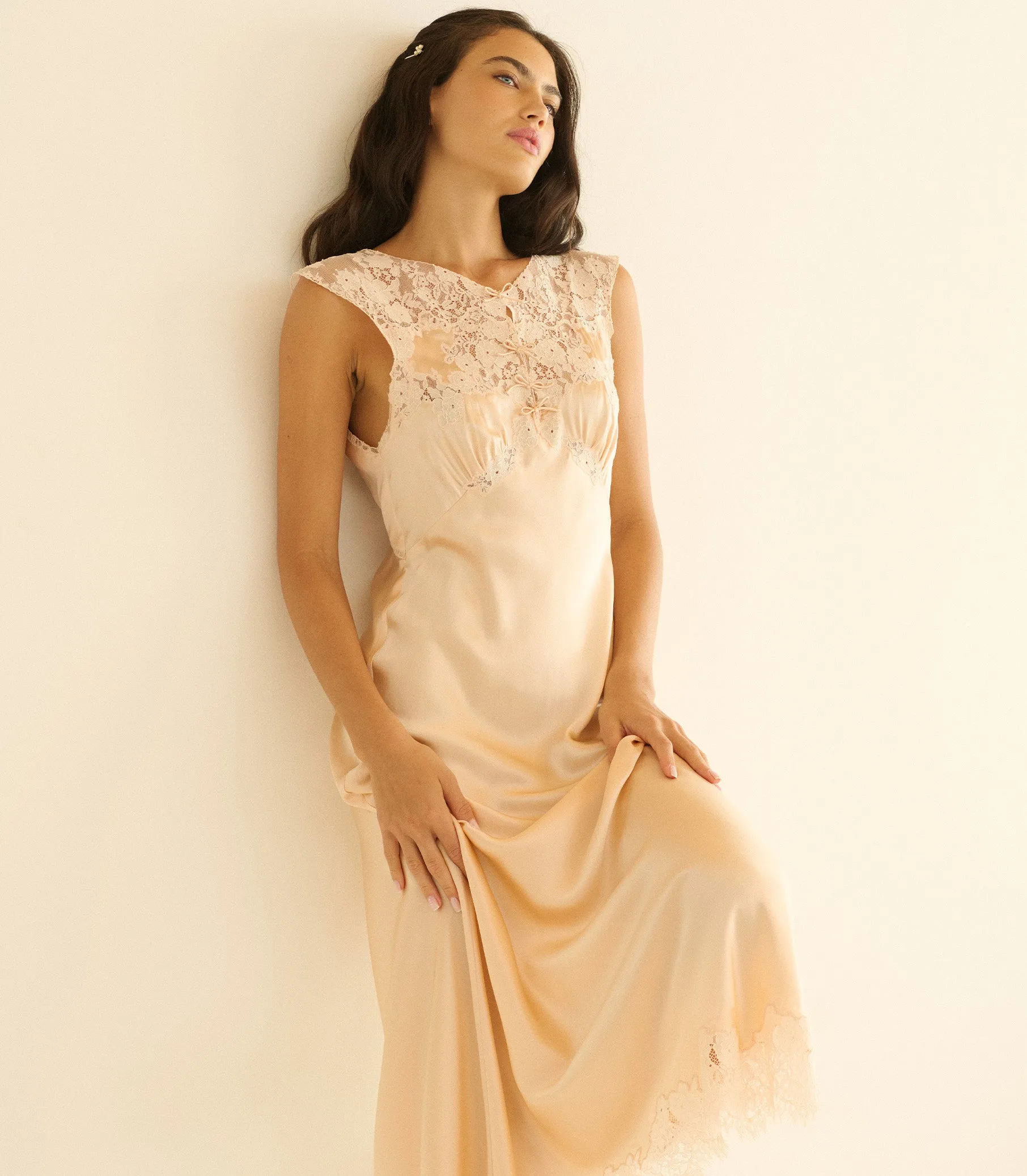 MARCELLE DRESS -- PEACH SORBET sold by Doen product image thumbnail 3