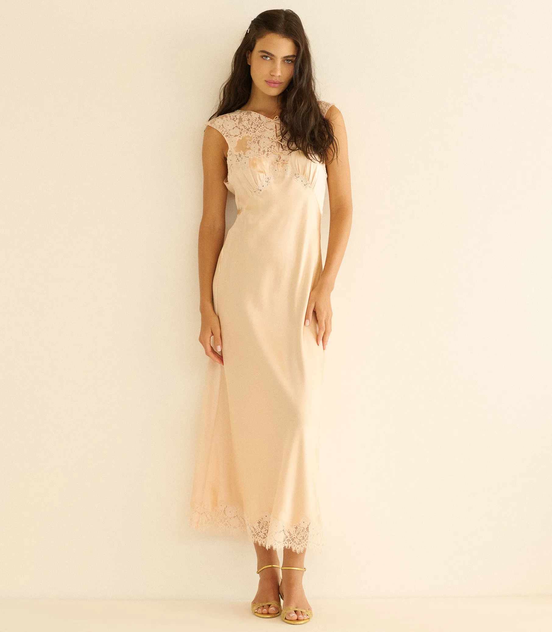 MARCELLE DRESS -- PEACH SORBET sold by Doen product image thumbnail 2