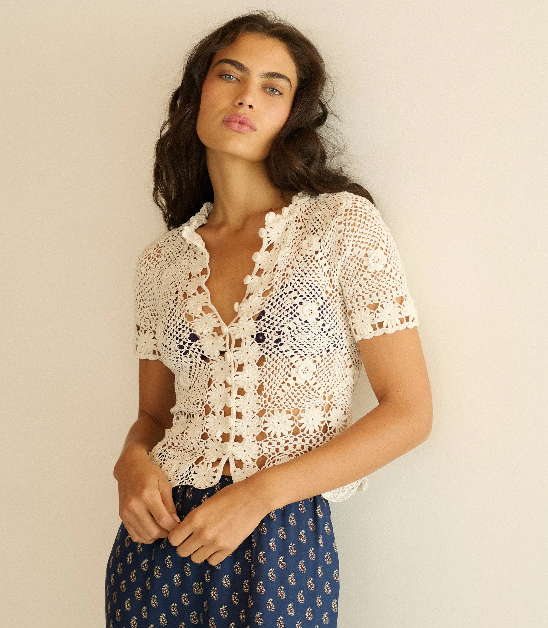 CHRYSANTHE TOP -- PEARL sold by Doen product image thumbnail 3