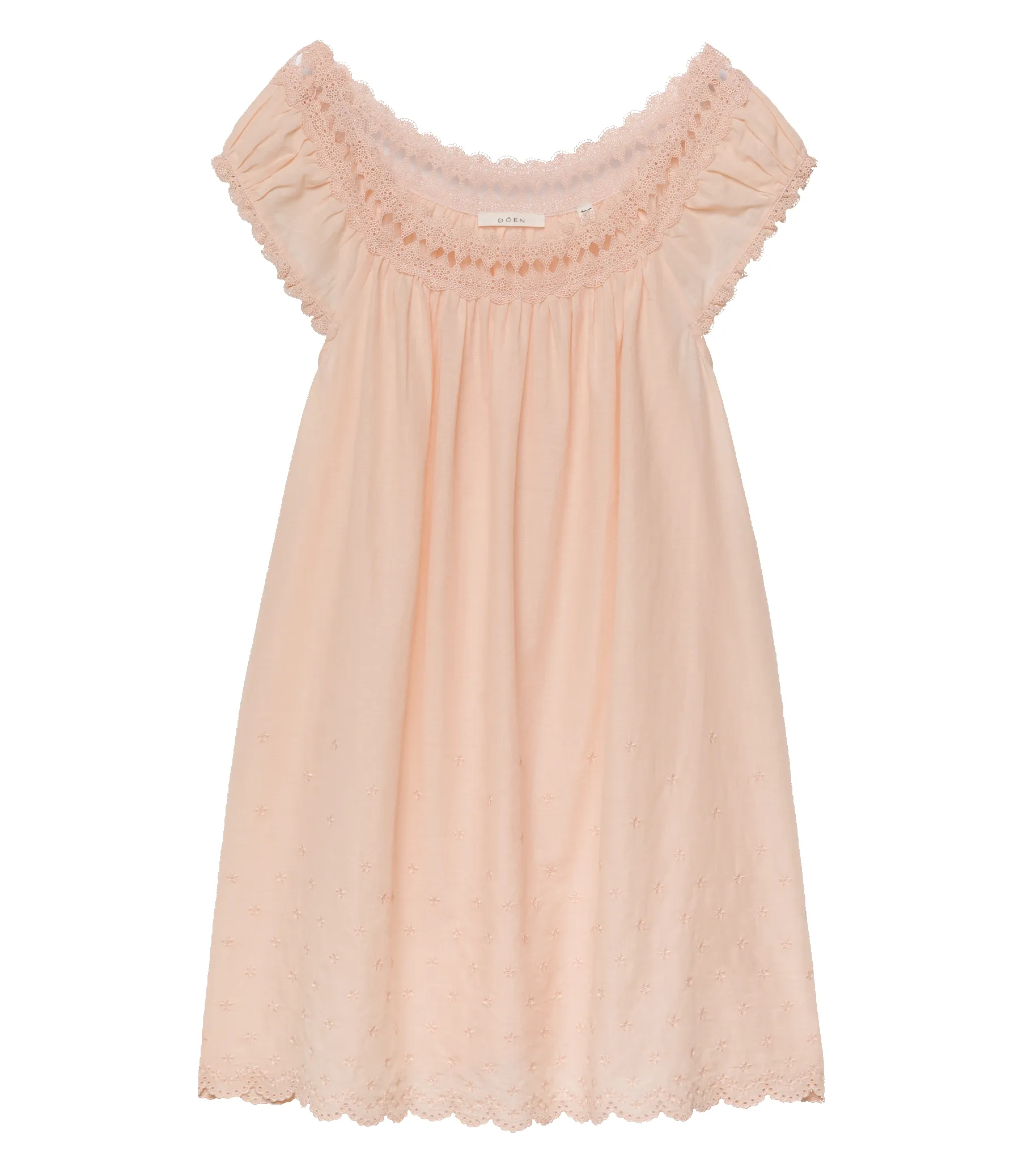 LELIA NIGHTGOWN -- PEACH SORBET sold by Doen product image thumbnail 5