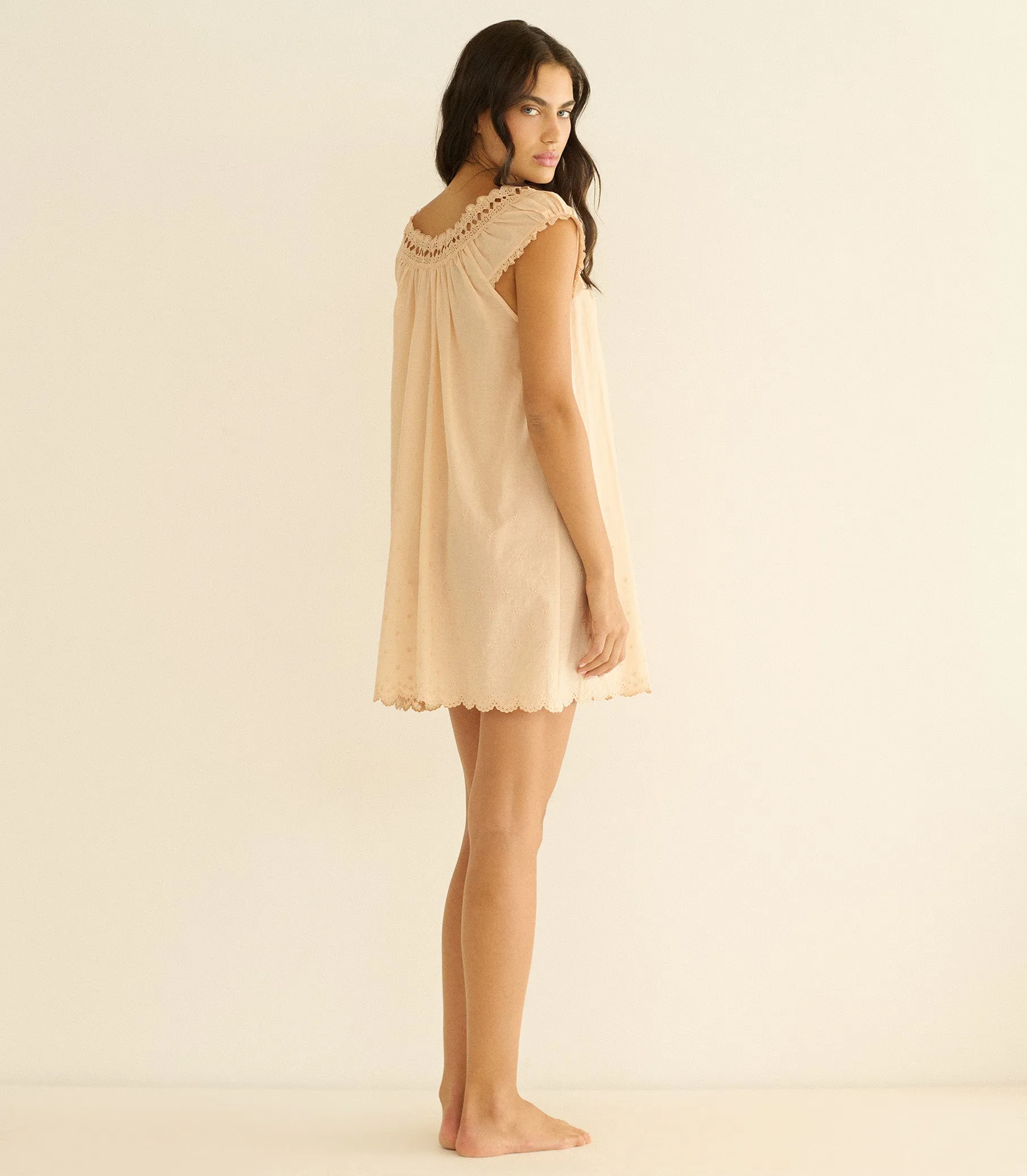 LELIA NIGHTGOWN -- PEACH SORBET sold by Doen product image thumbnail 4