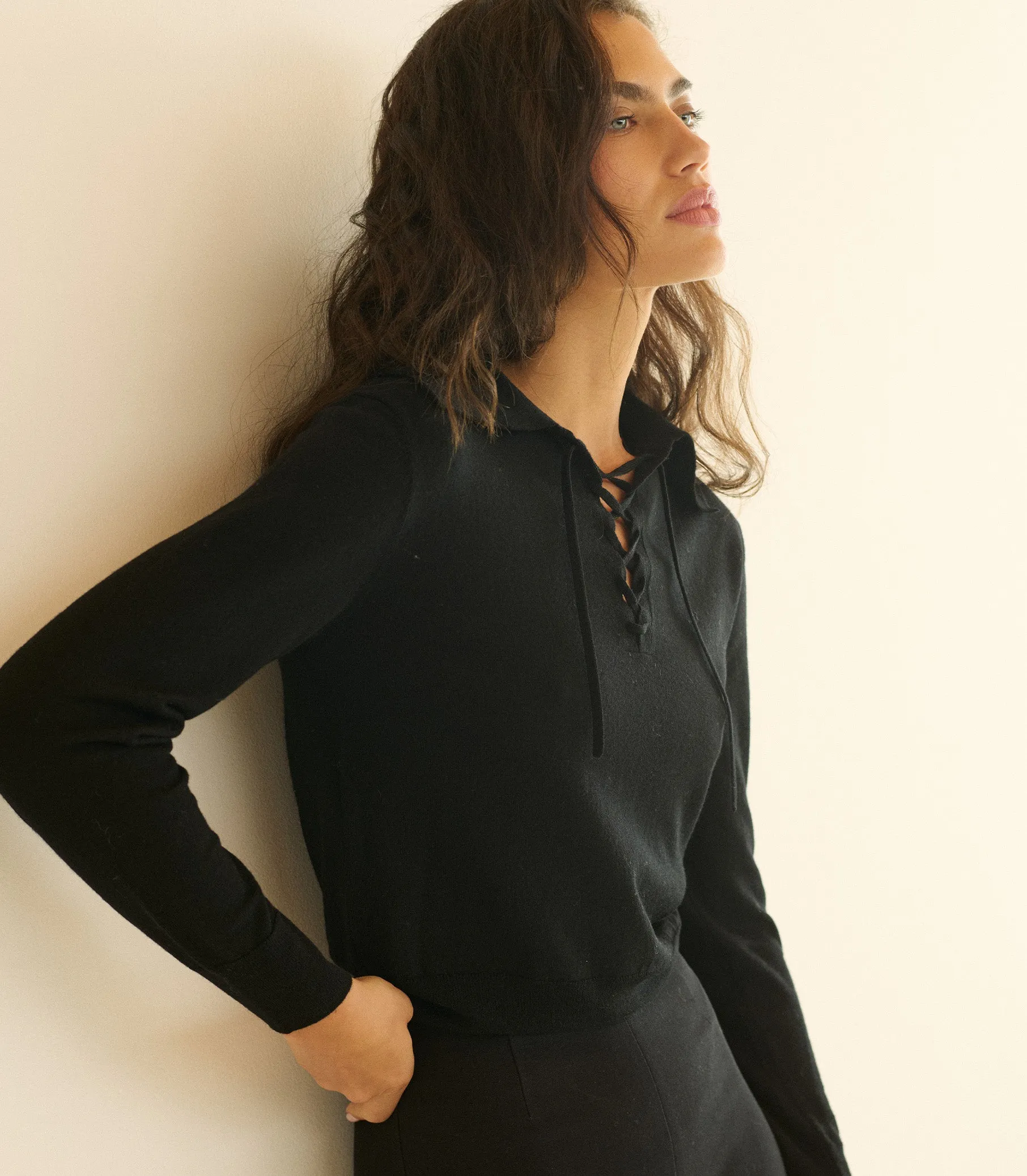 REED SWEATER -- BLACK sold by Doen product image thumbnail 4