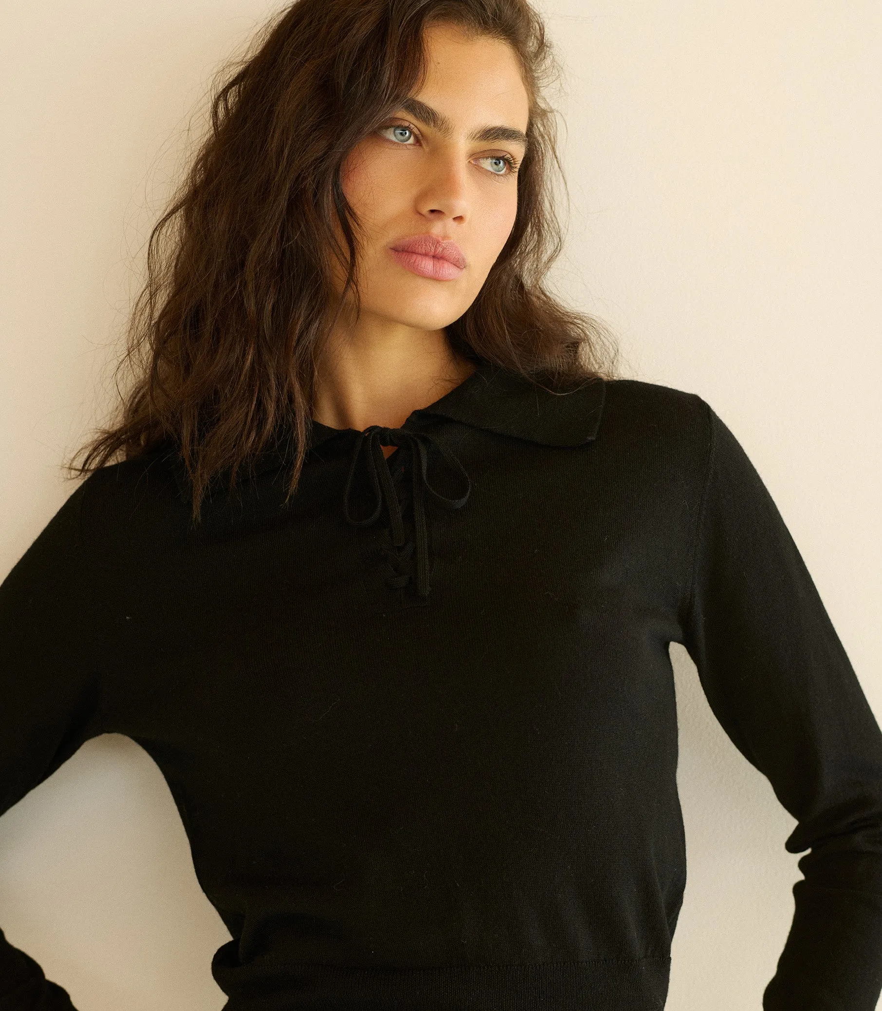 REED SWEATER -- BLACK sold by Doen product image thumbnail 5
