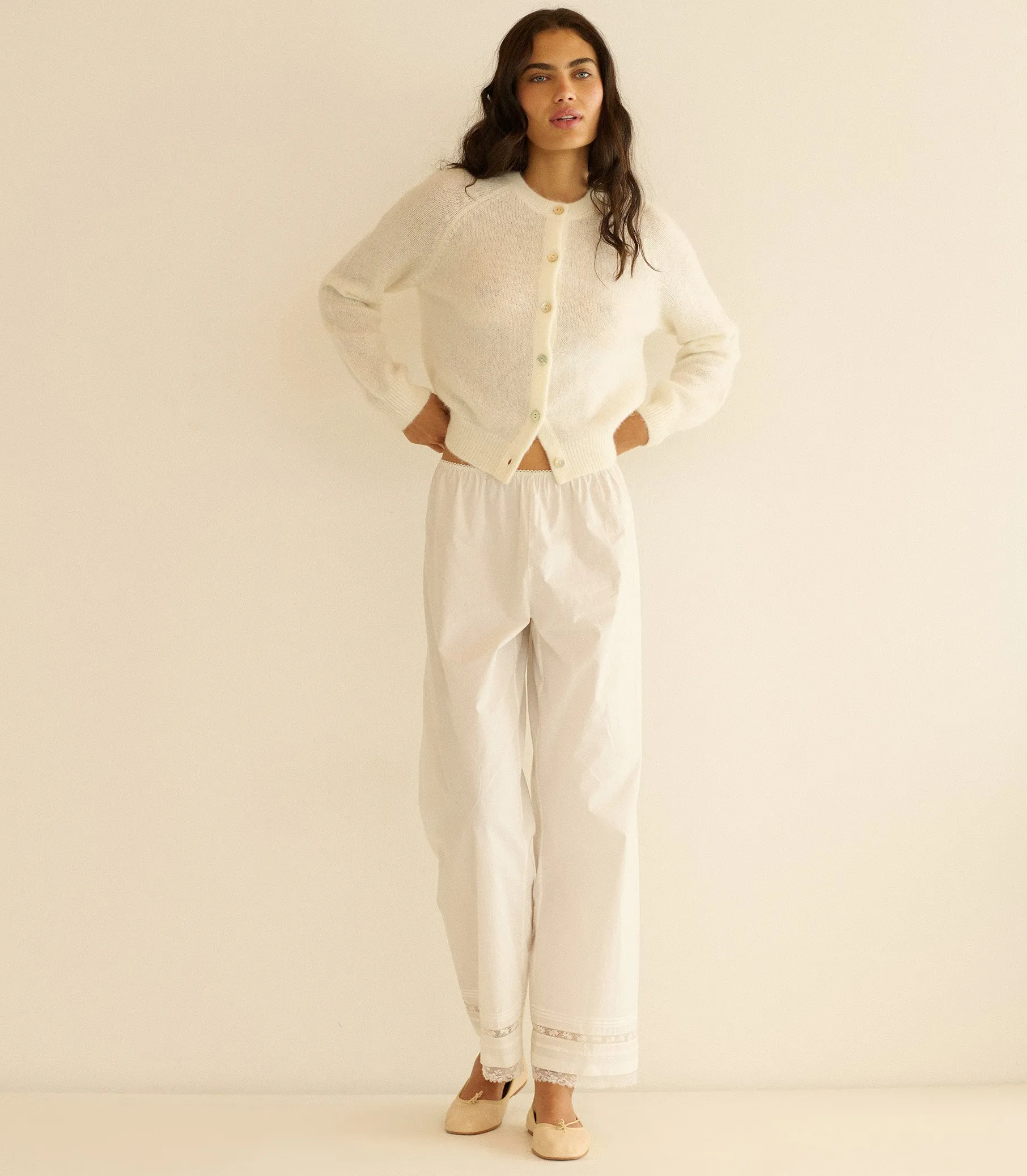 PETRA CARDIGAN -- IVORY sold by Doen product image thumbnail 2