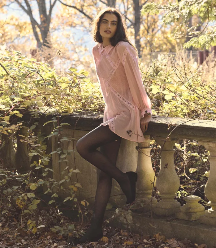 LOUISETTE DRESS -- PINK HYDRANGEA sold by Doen