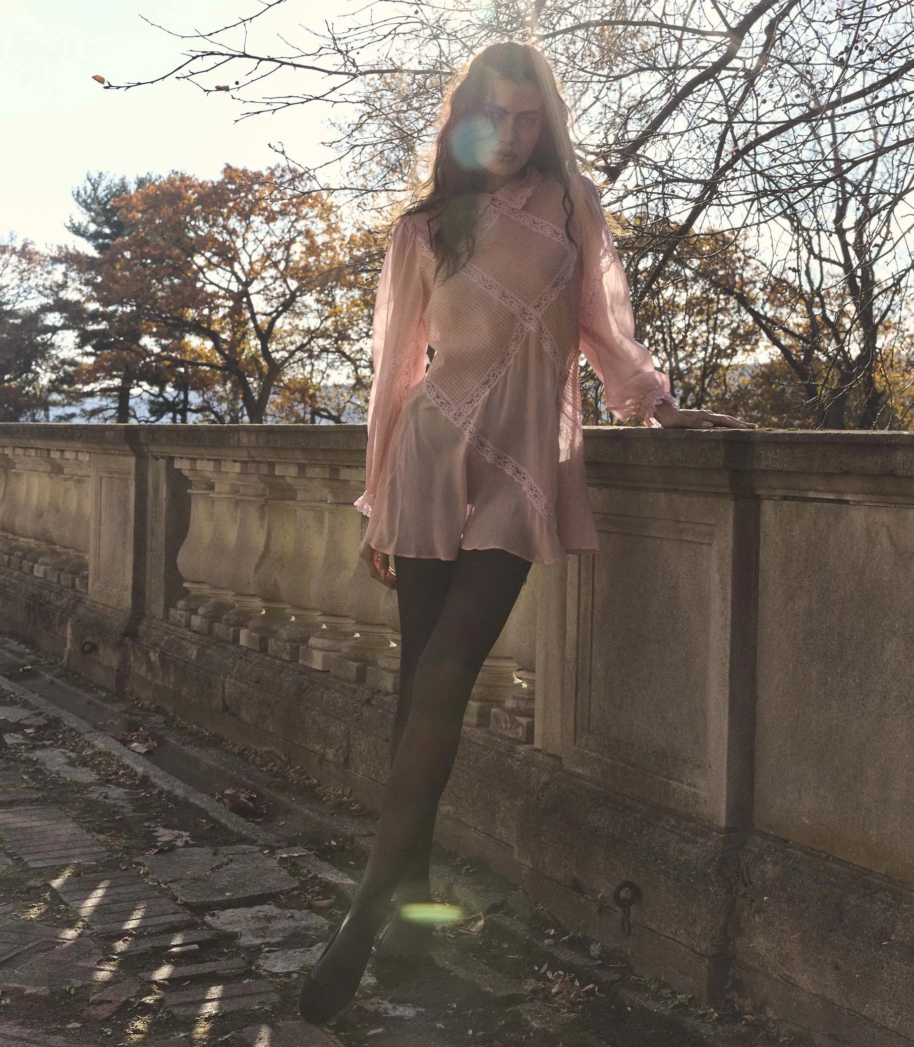 LOUISETTE DRESS -- PINK HYDRANGEA sold by Doen product image thumbnail 4