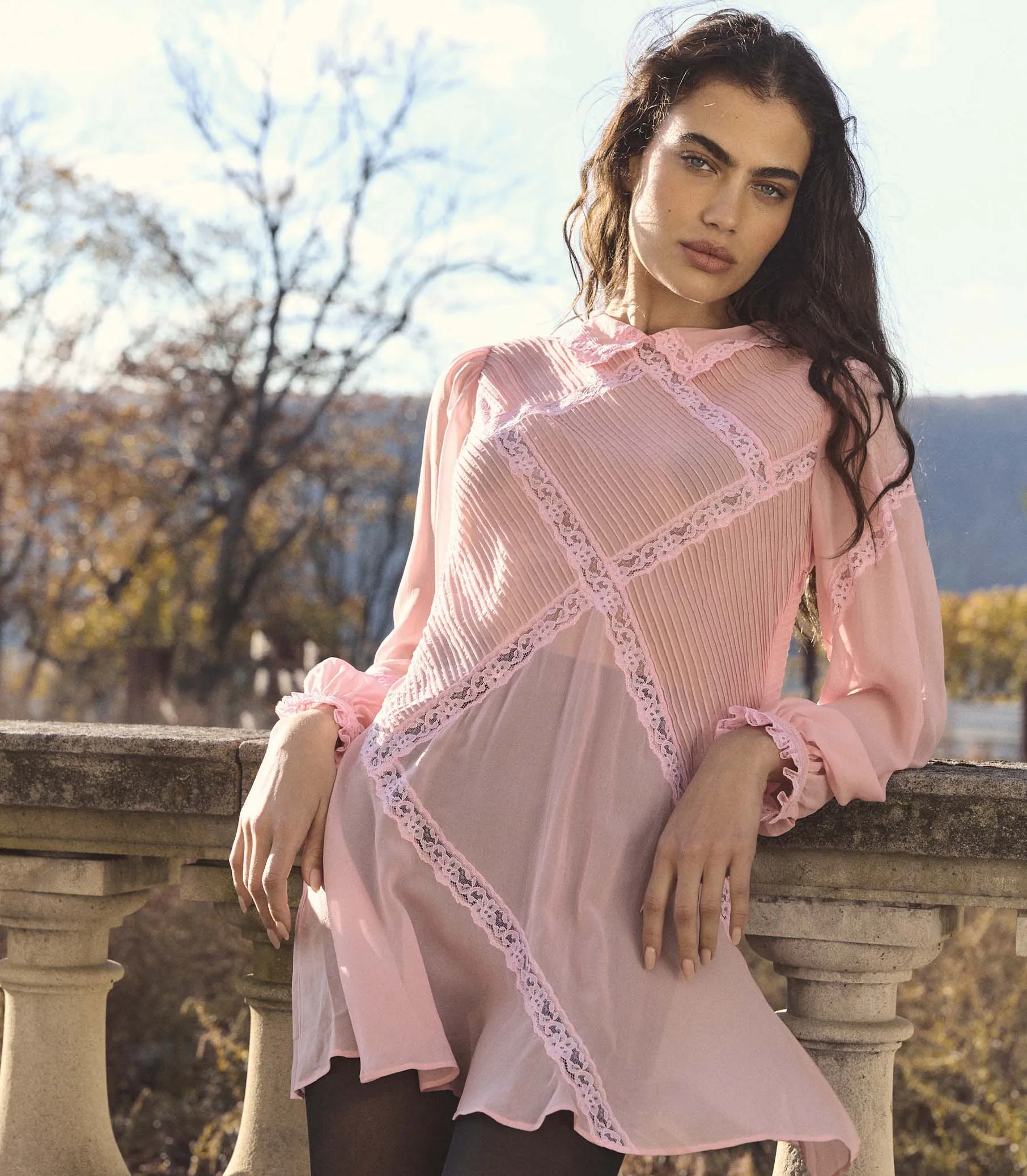 LOUISETTE DRESS -- PINK HYDRANGEA sold by Doen product image thumbnail 2