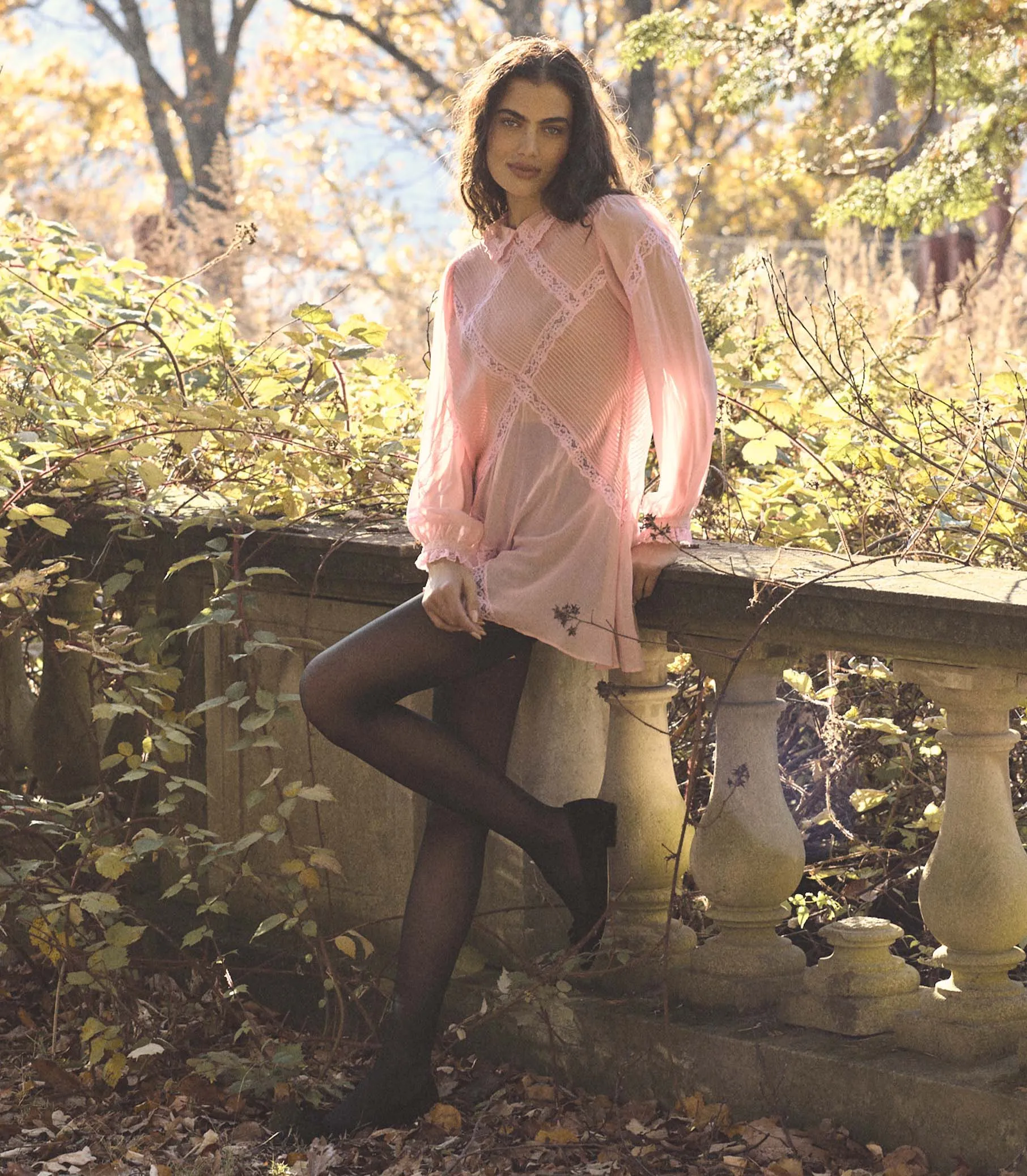 LOUISETTE DRESS -- PINK HYDRANGEA sold by Doen product image thumbnail 3