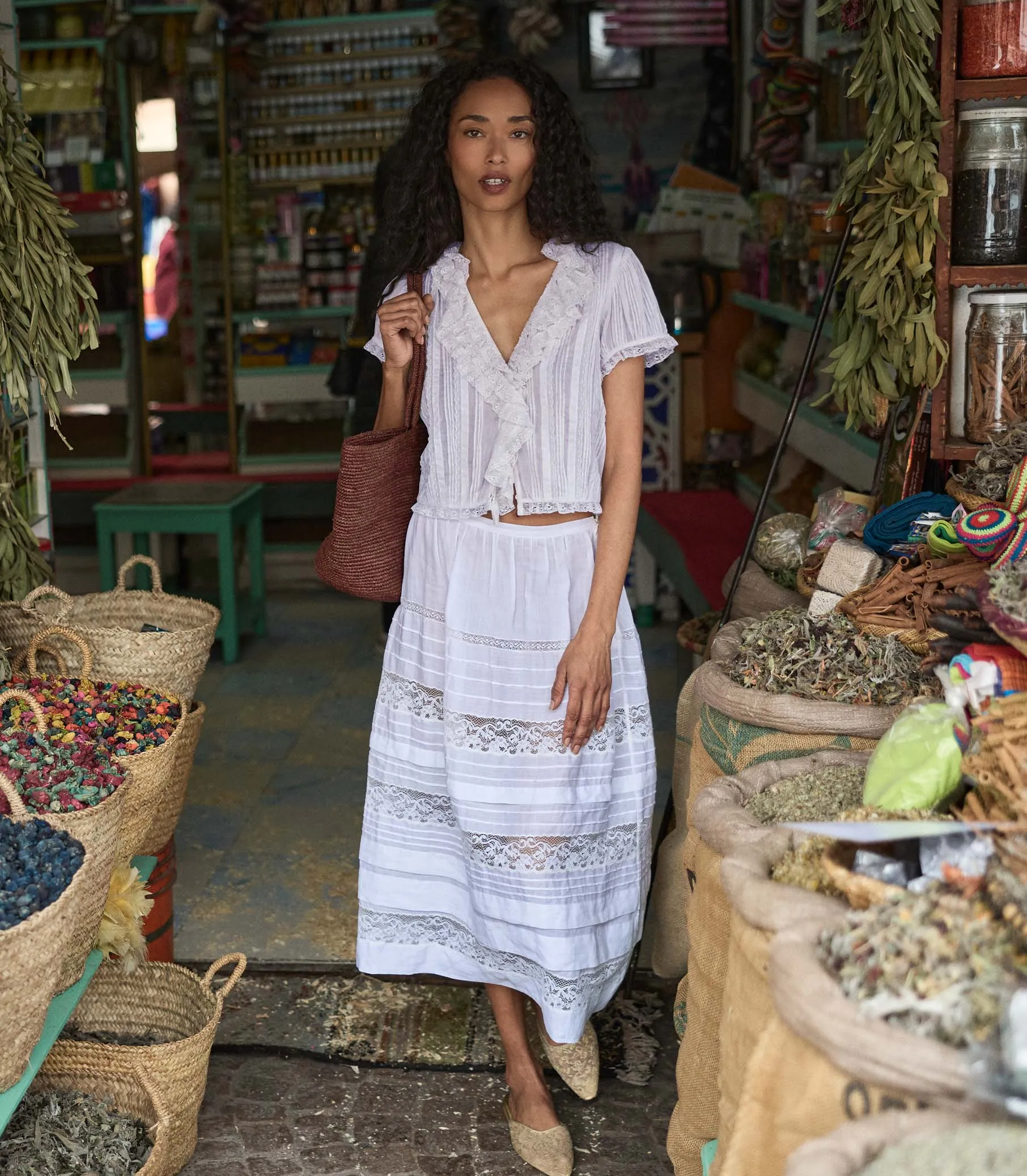 BERNADETTE TOP -- SALT sold by Doen product image thumbnail 5